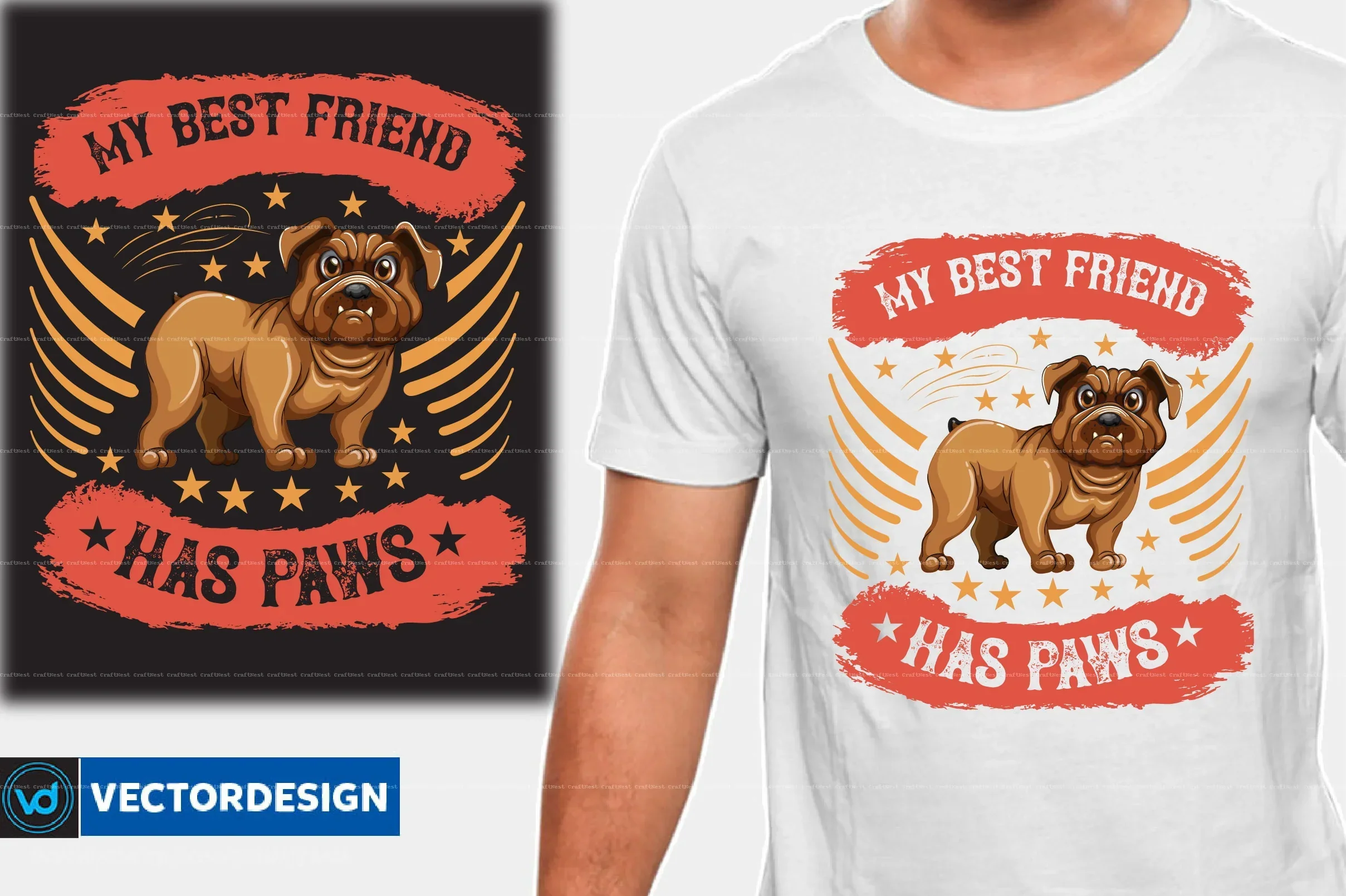 Dog T-Shirt Design SVG Bundle - Image 8