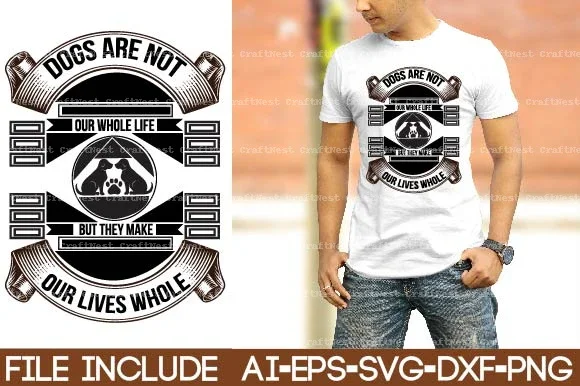 Dog T-Shirt SVG Bundle - Image 4
