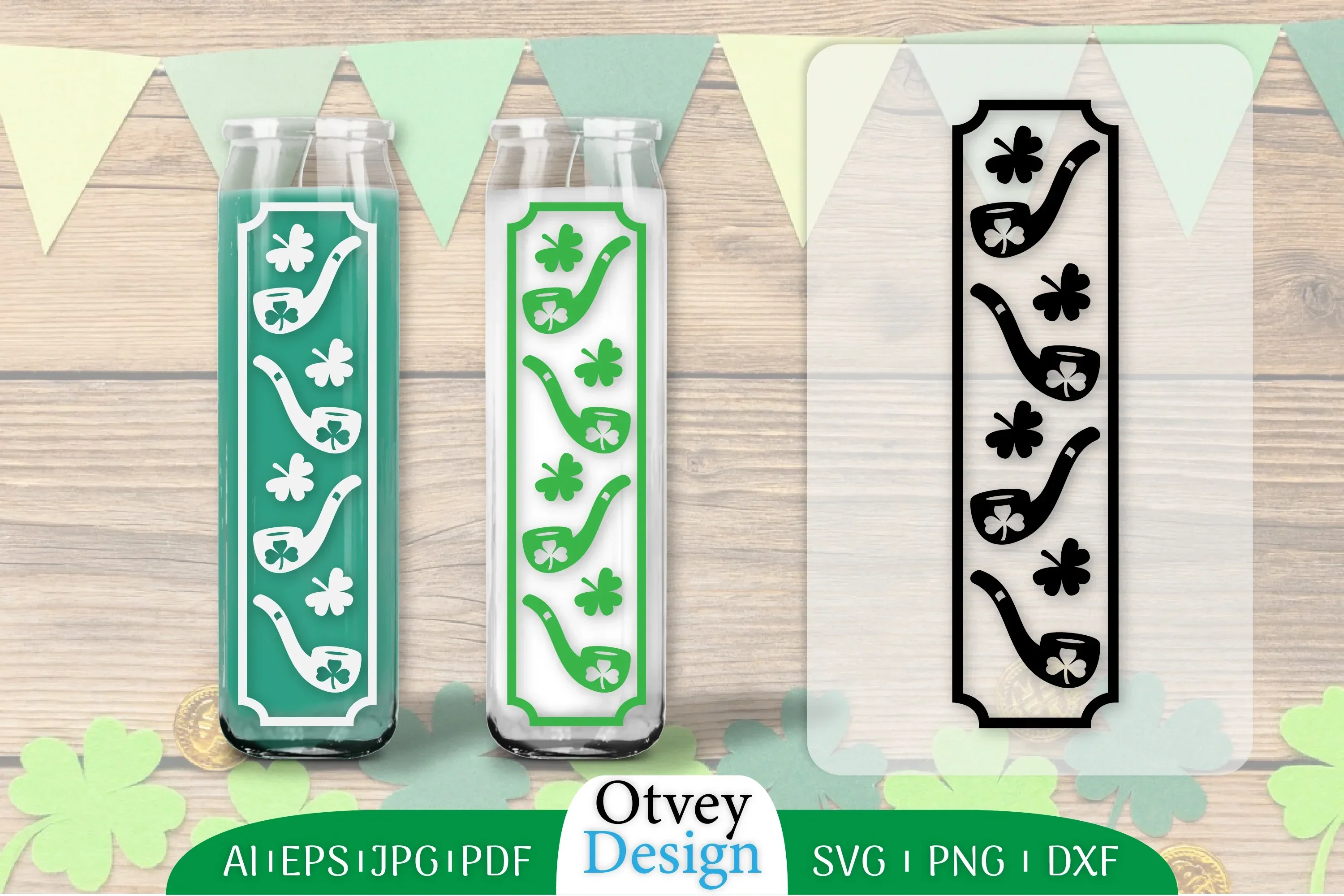 Dollar Tree Candle Wrap SVG Bundle