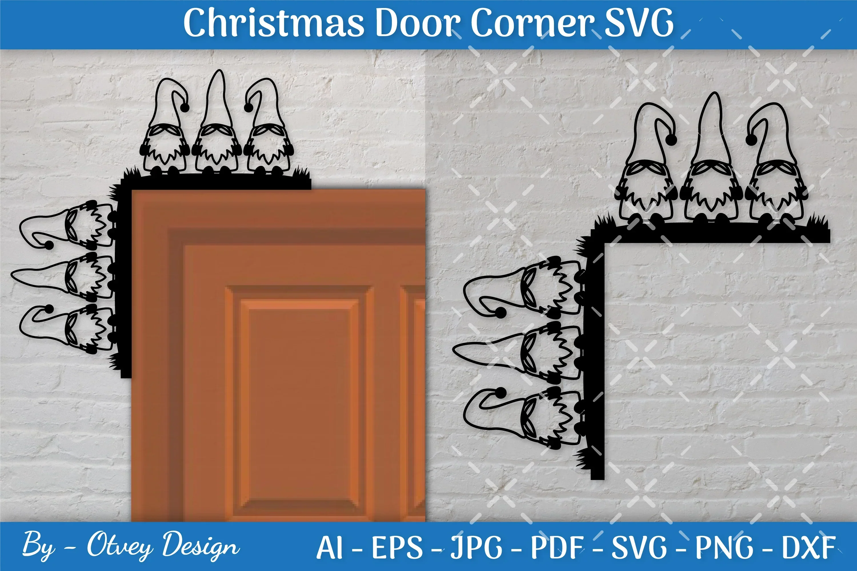 Door Corner Christmas SVG Bundle