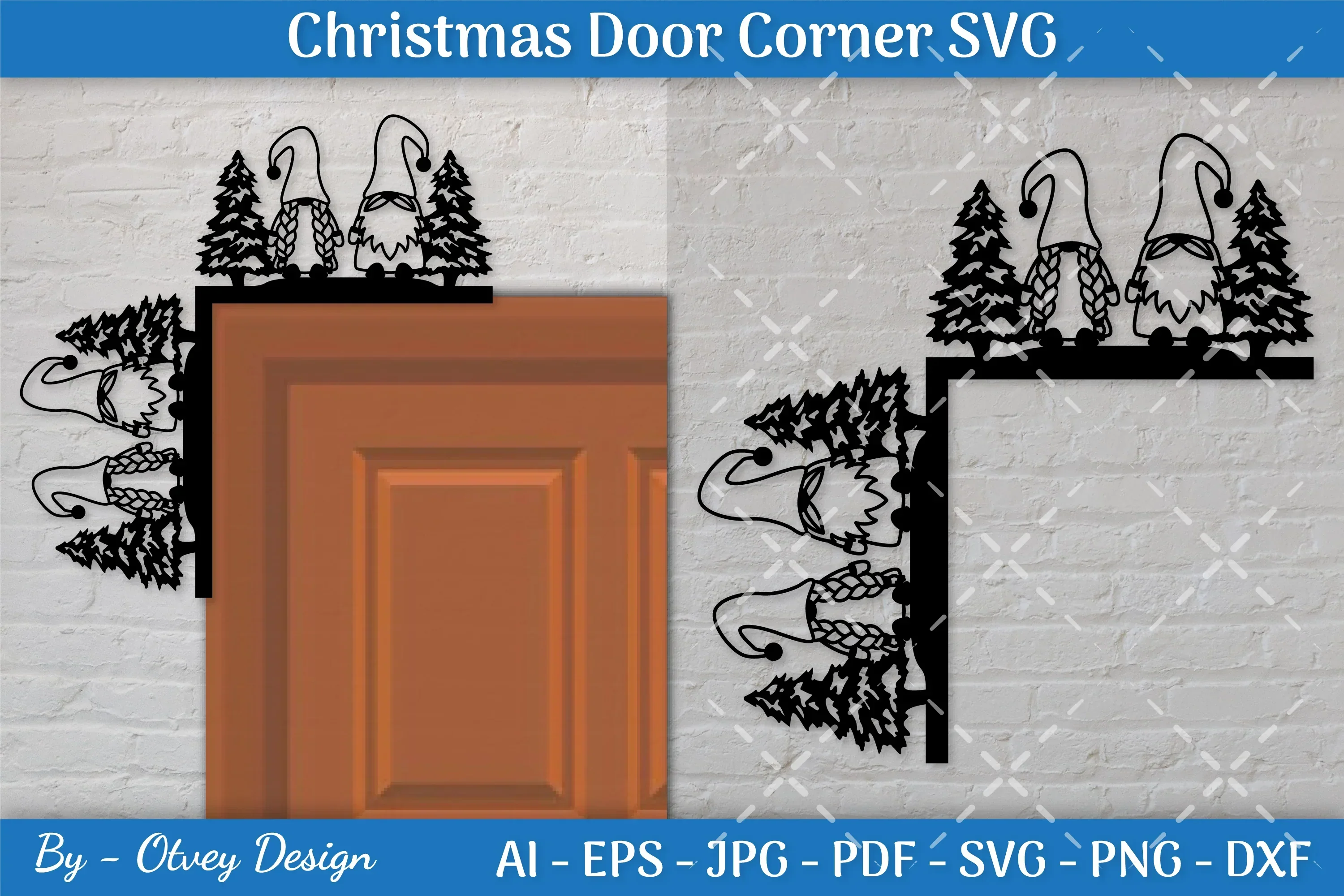 Door Corner Christmas SVG Bundle