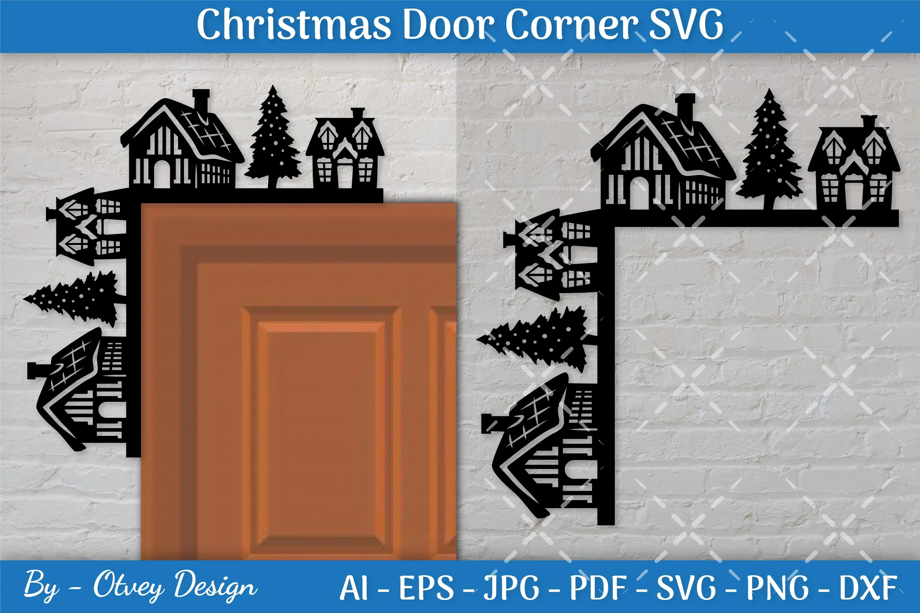 Door Corner Christmas SVG Bundle