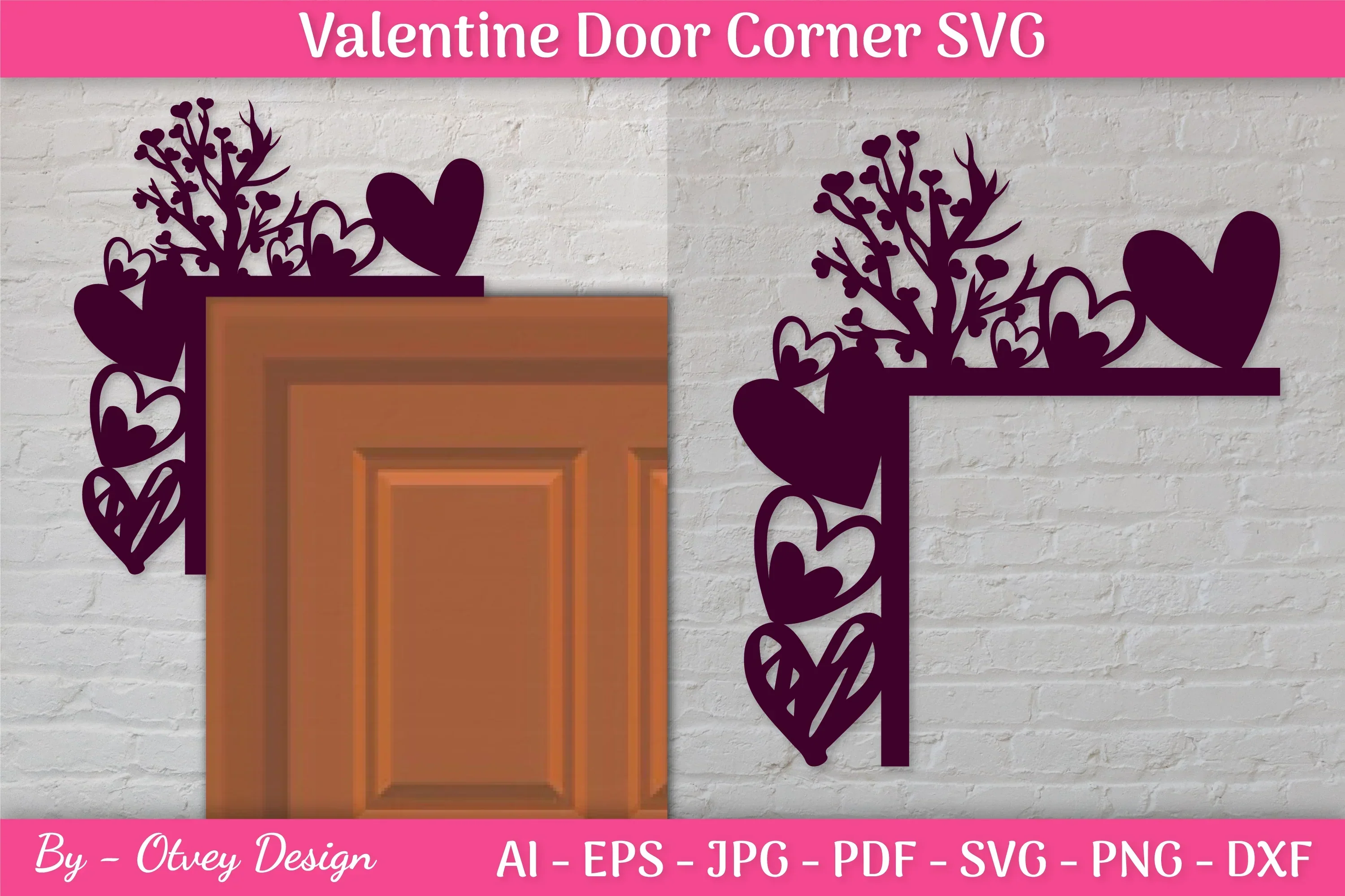 Door Corner Valentine SVG Bundle