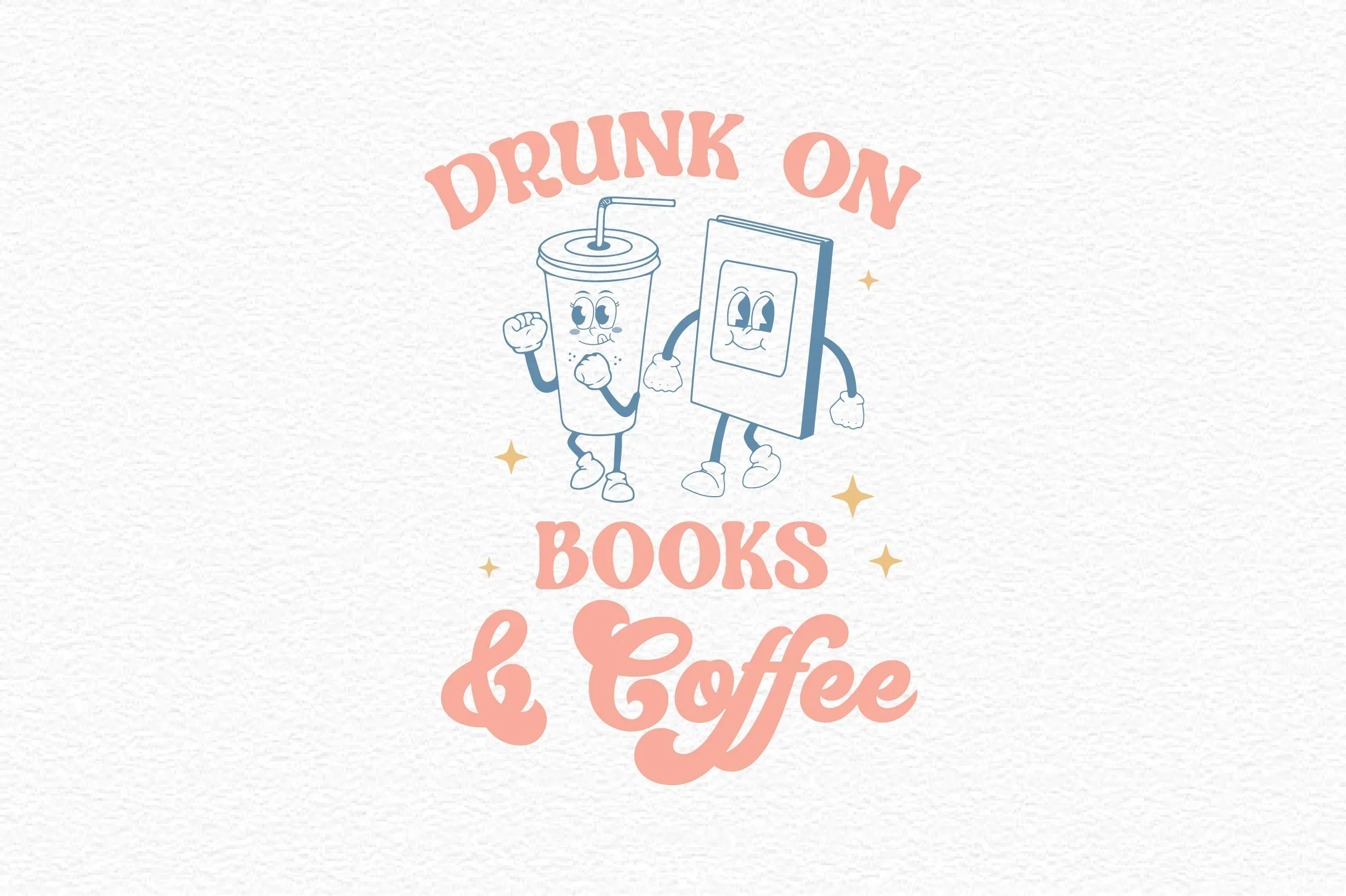Drunk On Books & Coffee SVG Bundle