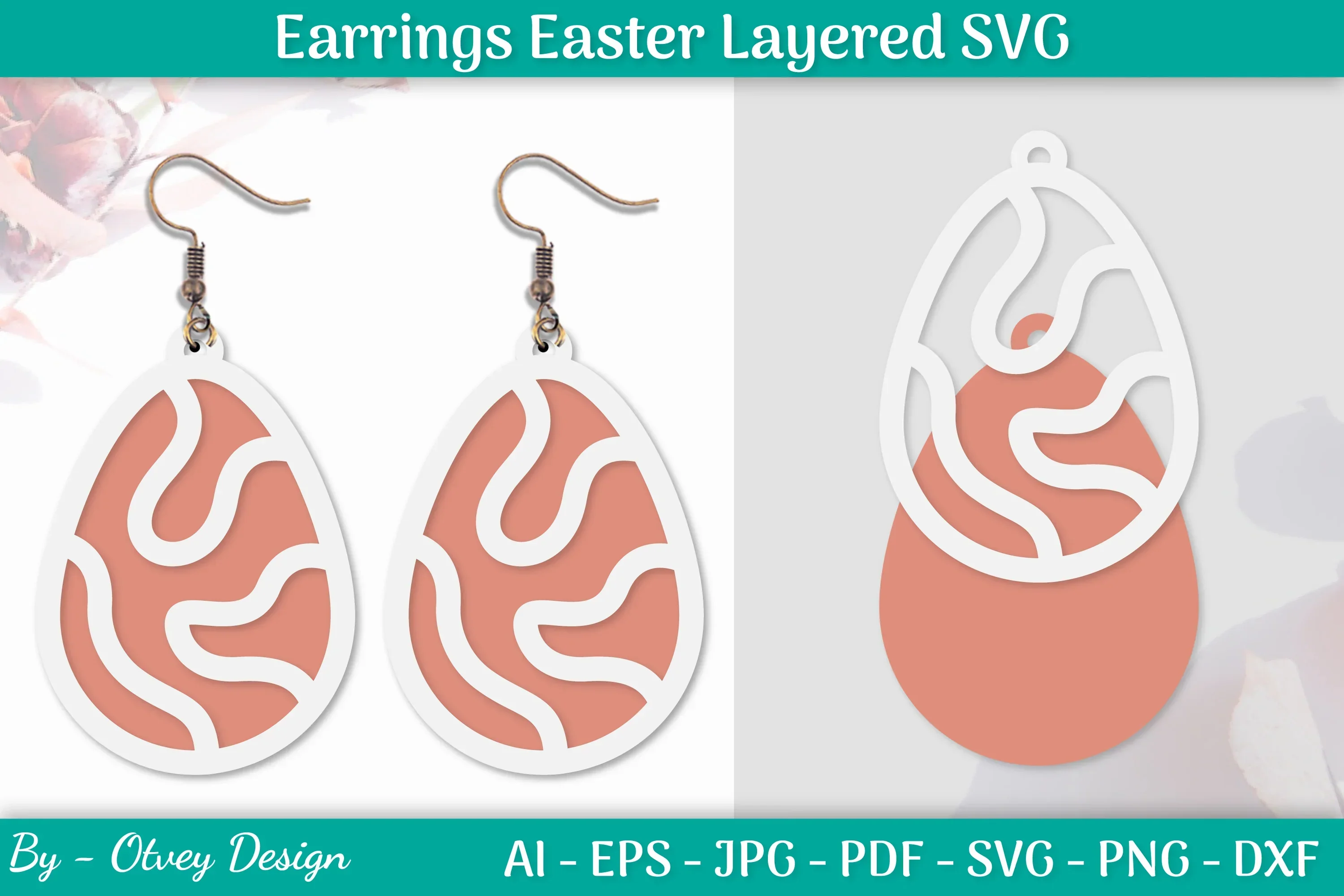 Earring Easter Egg SVG Bundle