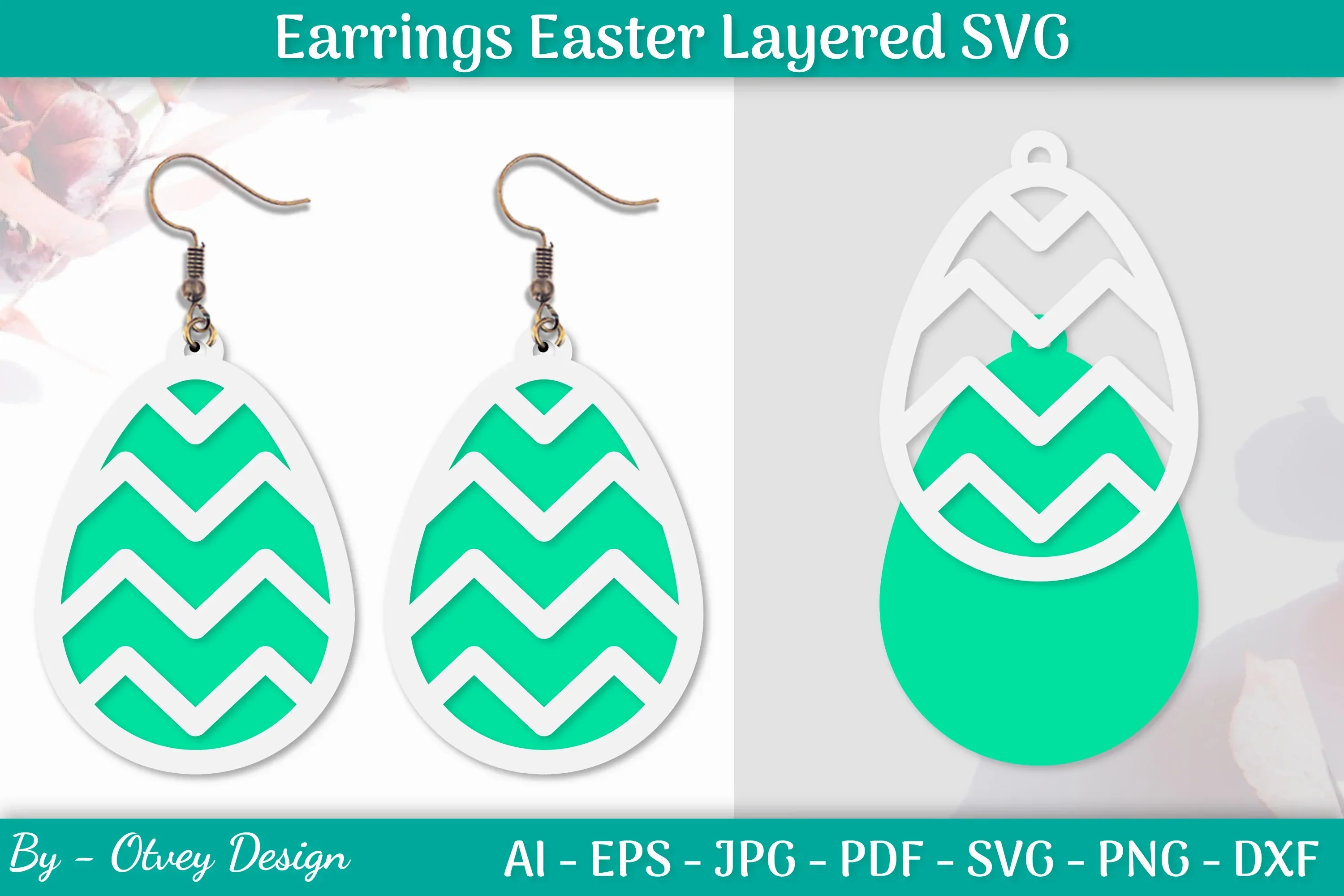 Earring Easter Egg SVG Bundle