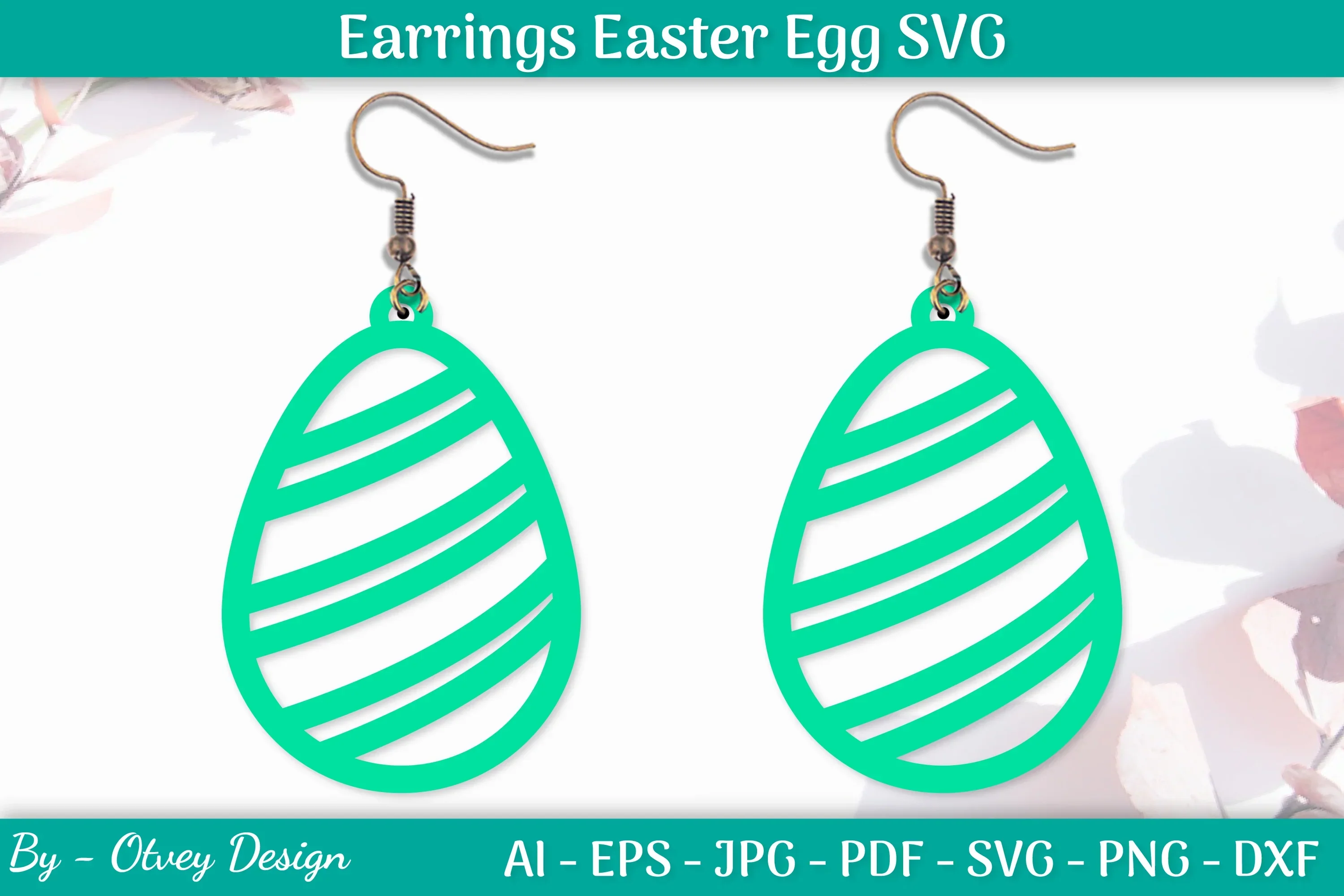 Earring Easter Egg SVG Bundle