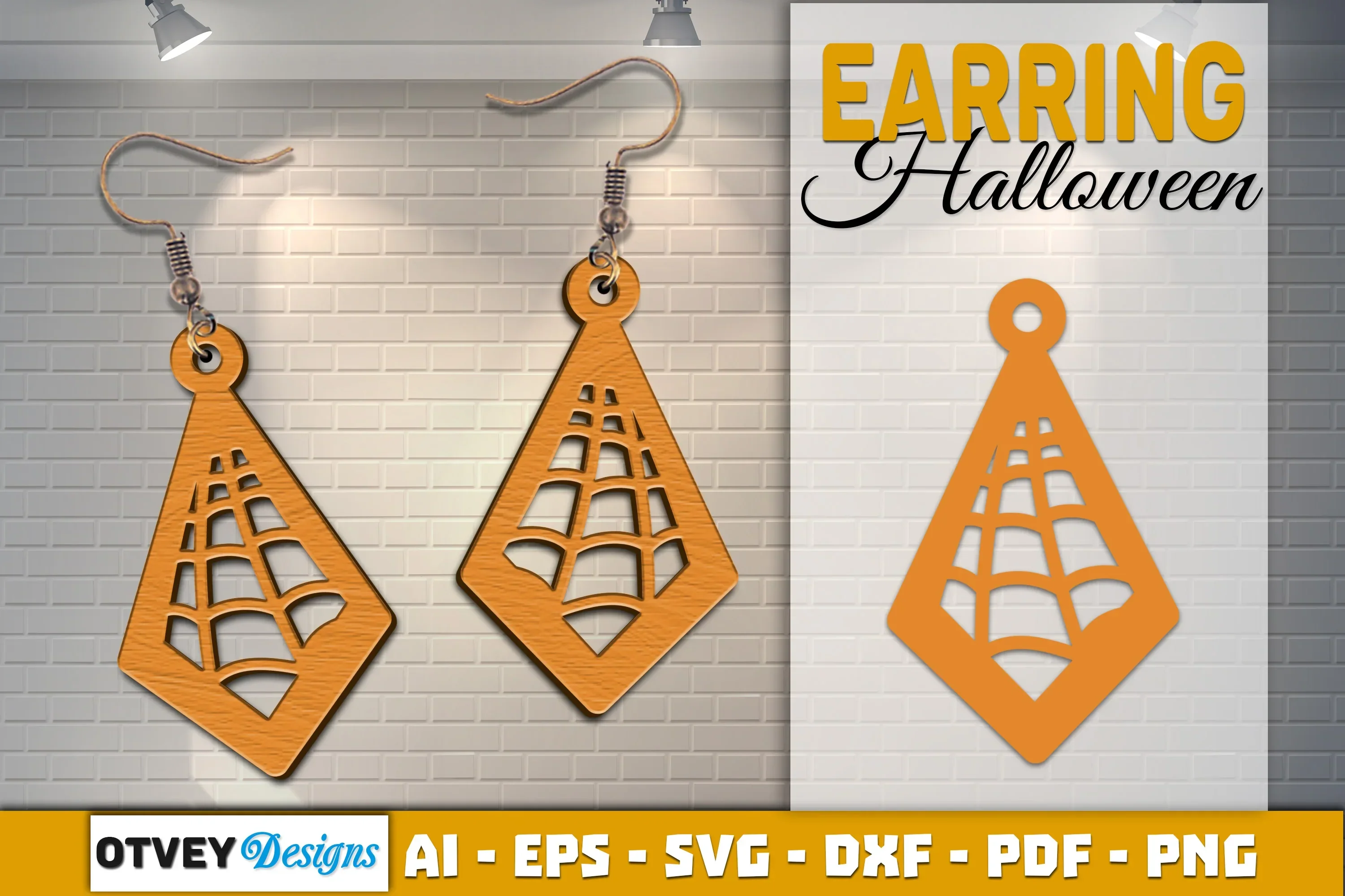 Earring Halloween Lasercut SVG Bundle - Image 2
