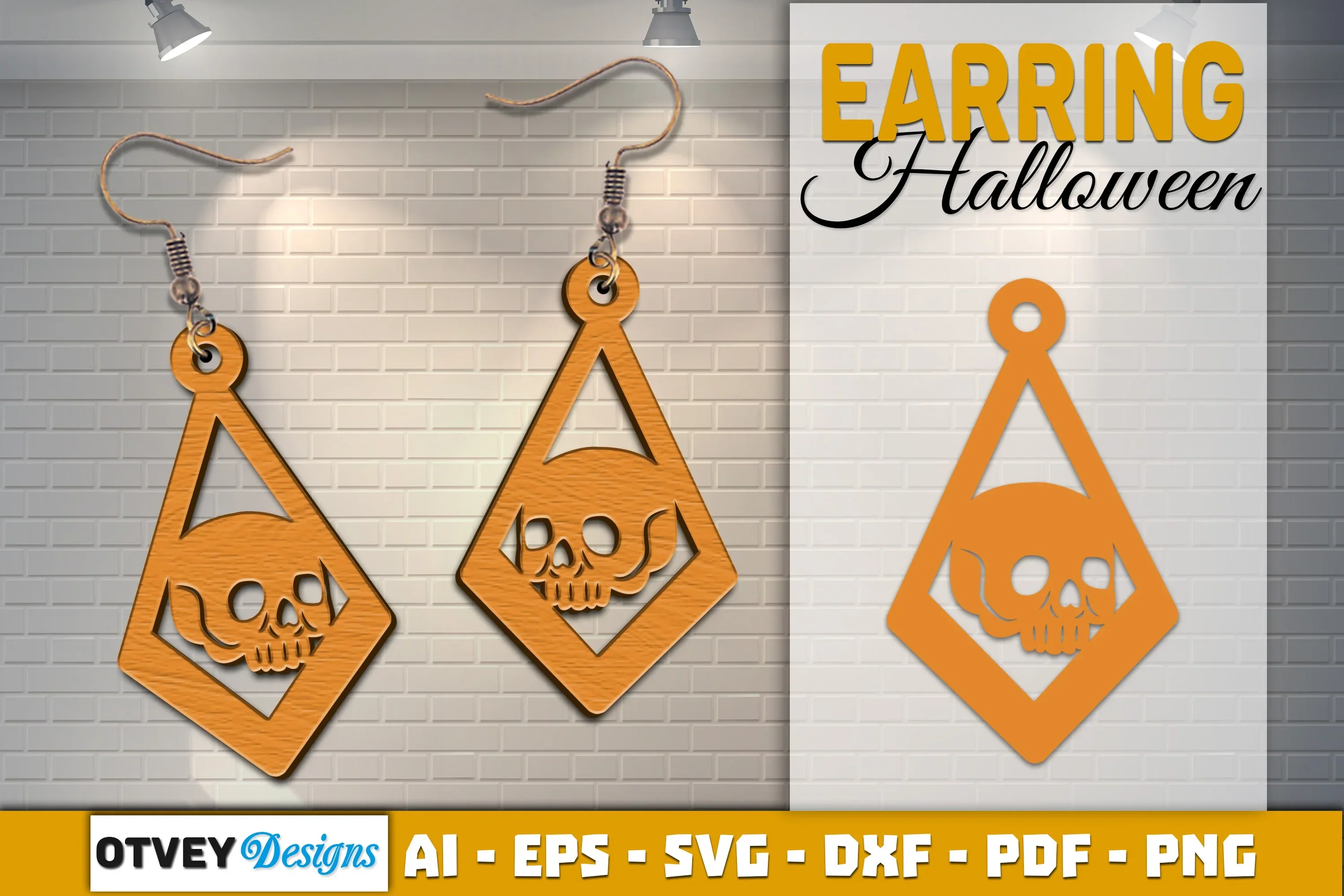 Earring Halloween Lasercut SVG Bundle - Image 2