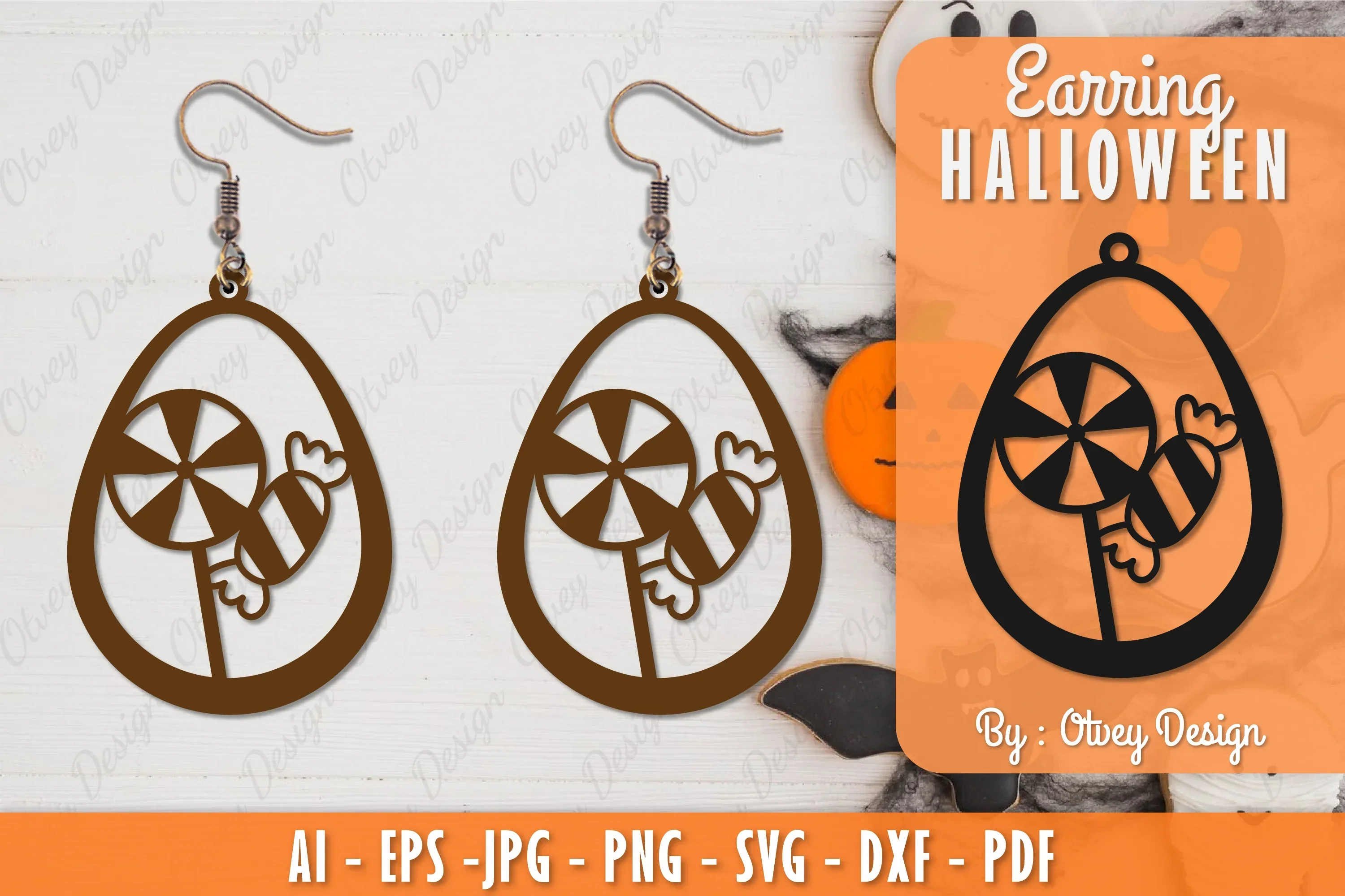 Earring Halloween Lasercut SVG Bundle
