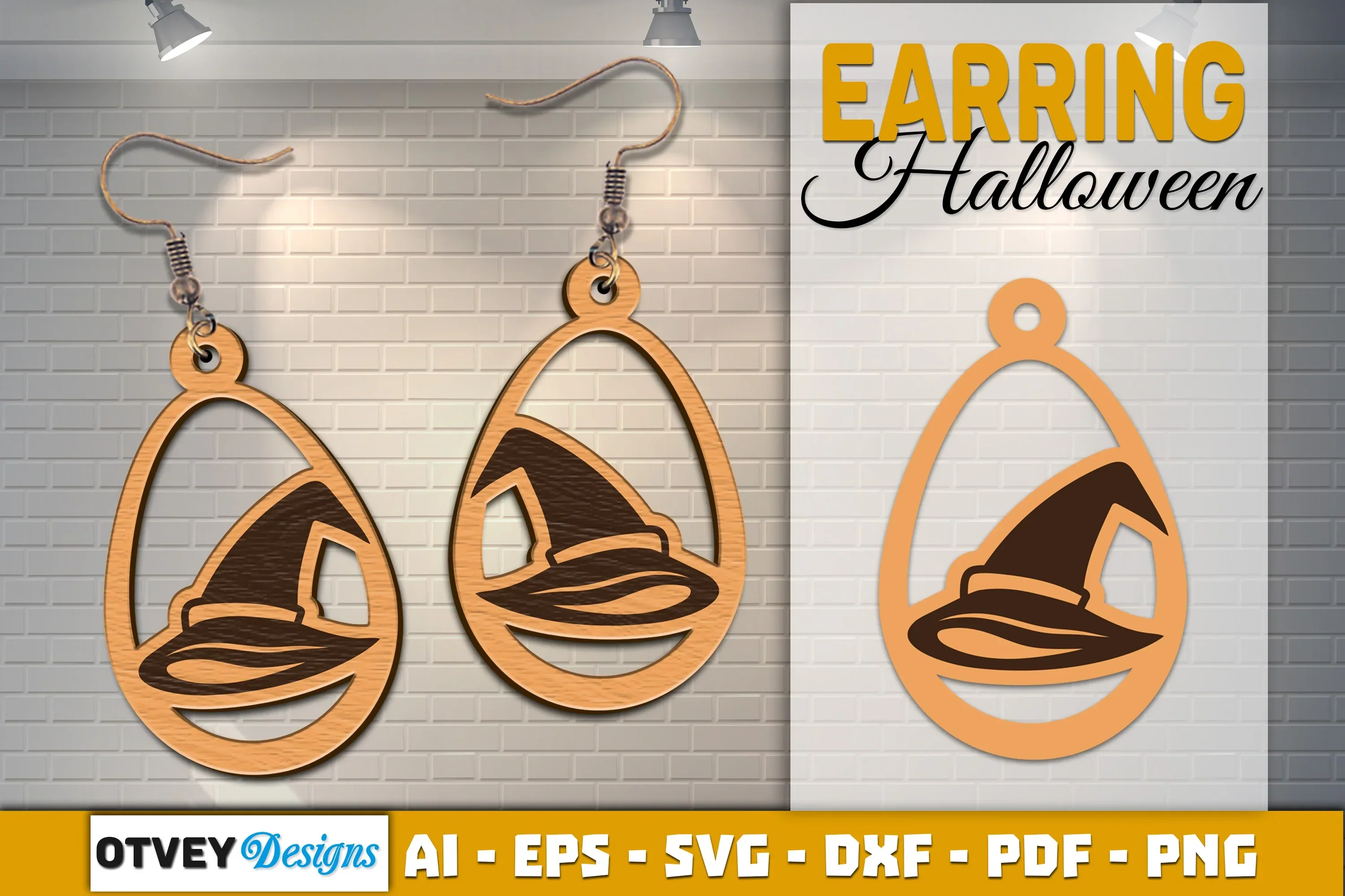Earring Halloween Lasercut SVG Bundle - Image 2