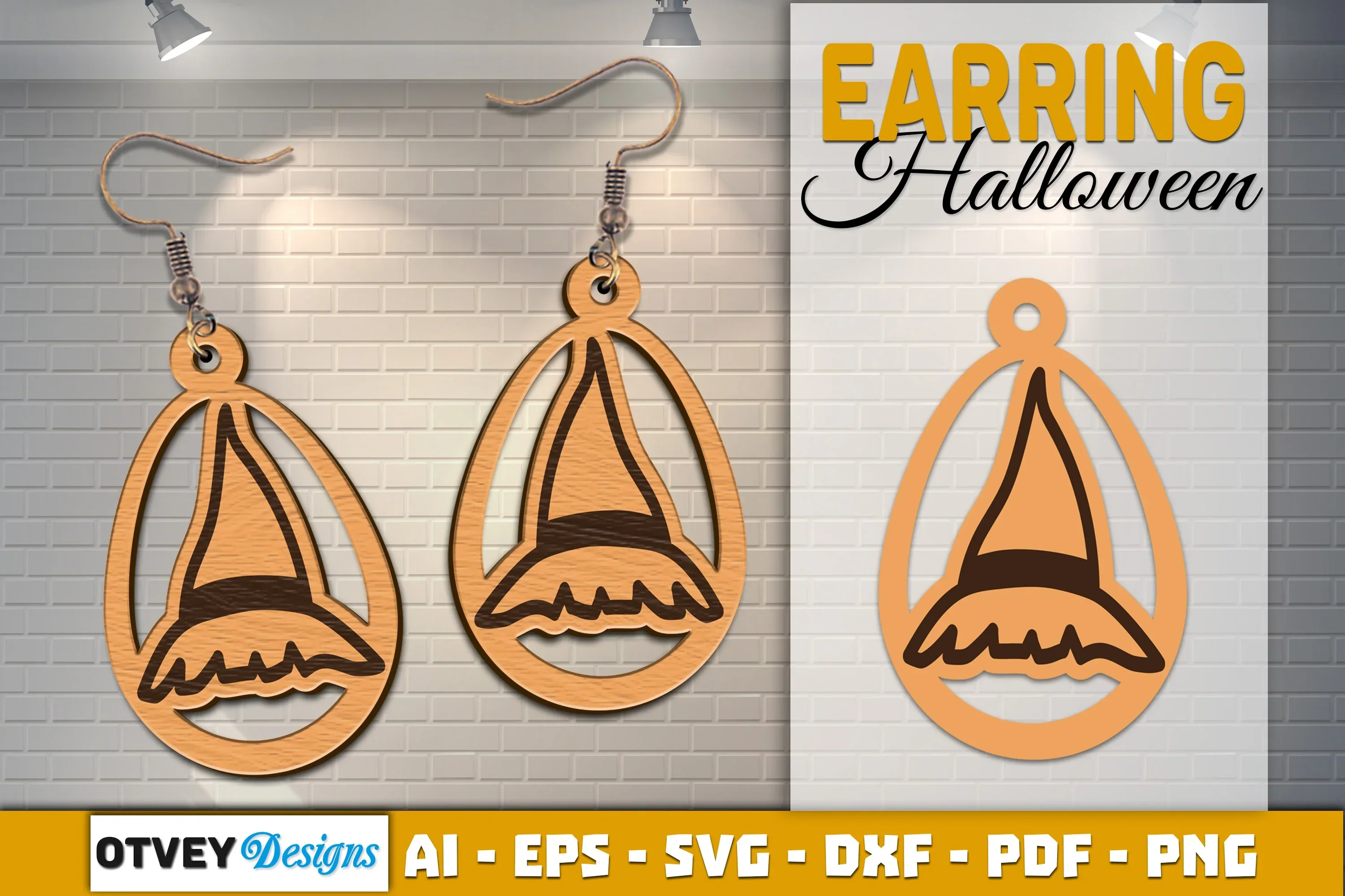 Earring Halloween Lasercut SVG Bundle - Image 2