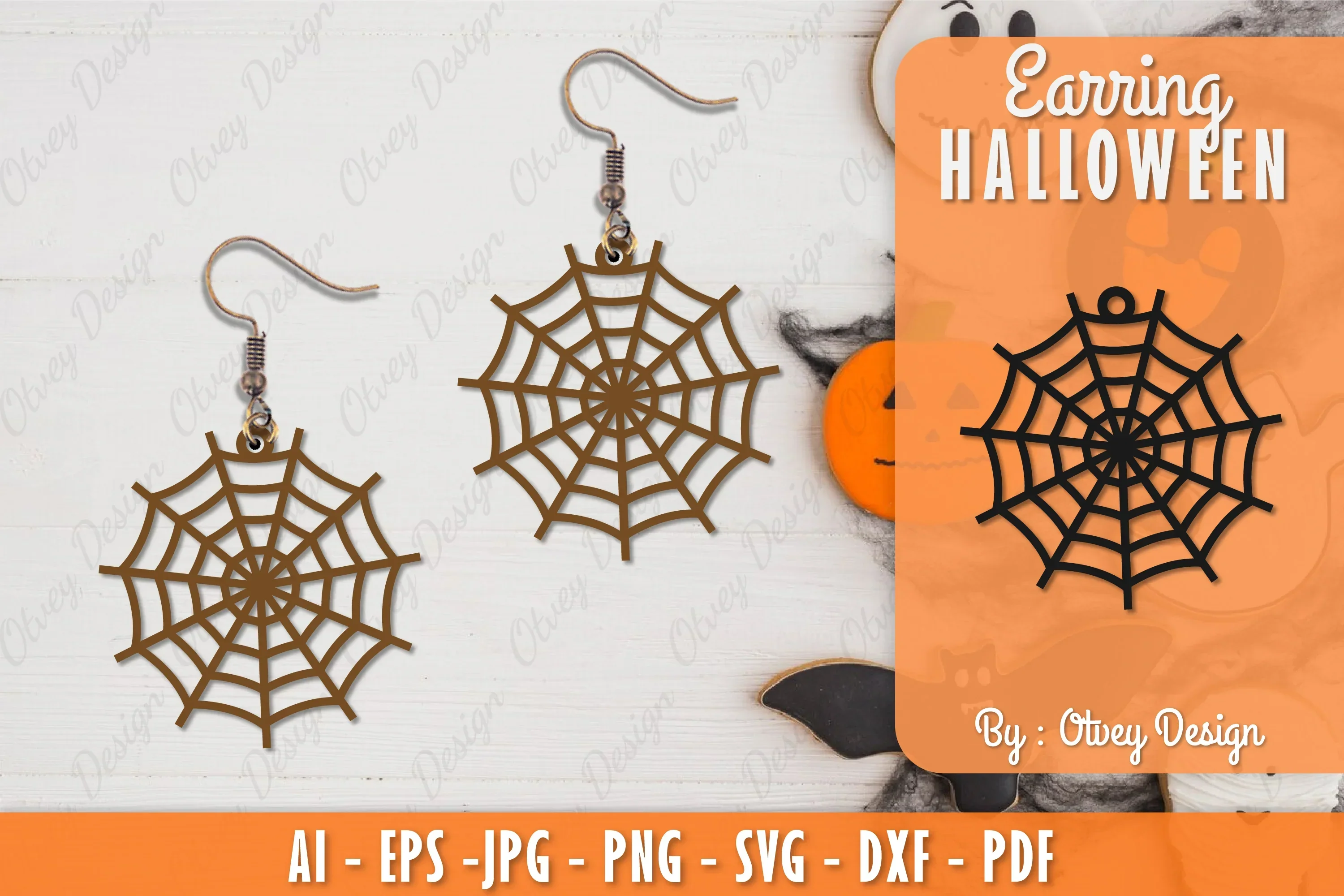 Earring Halloween Lasercut SVG Bundle