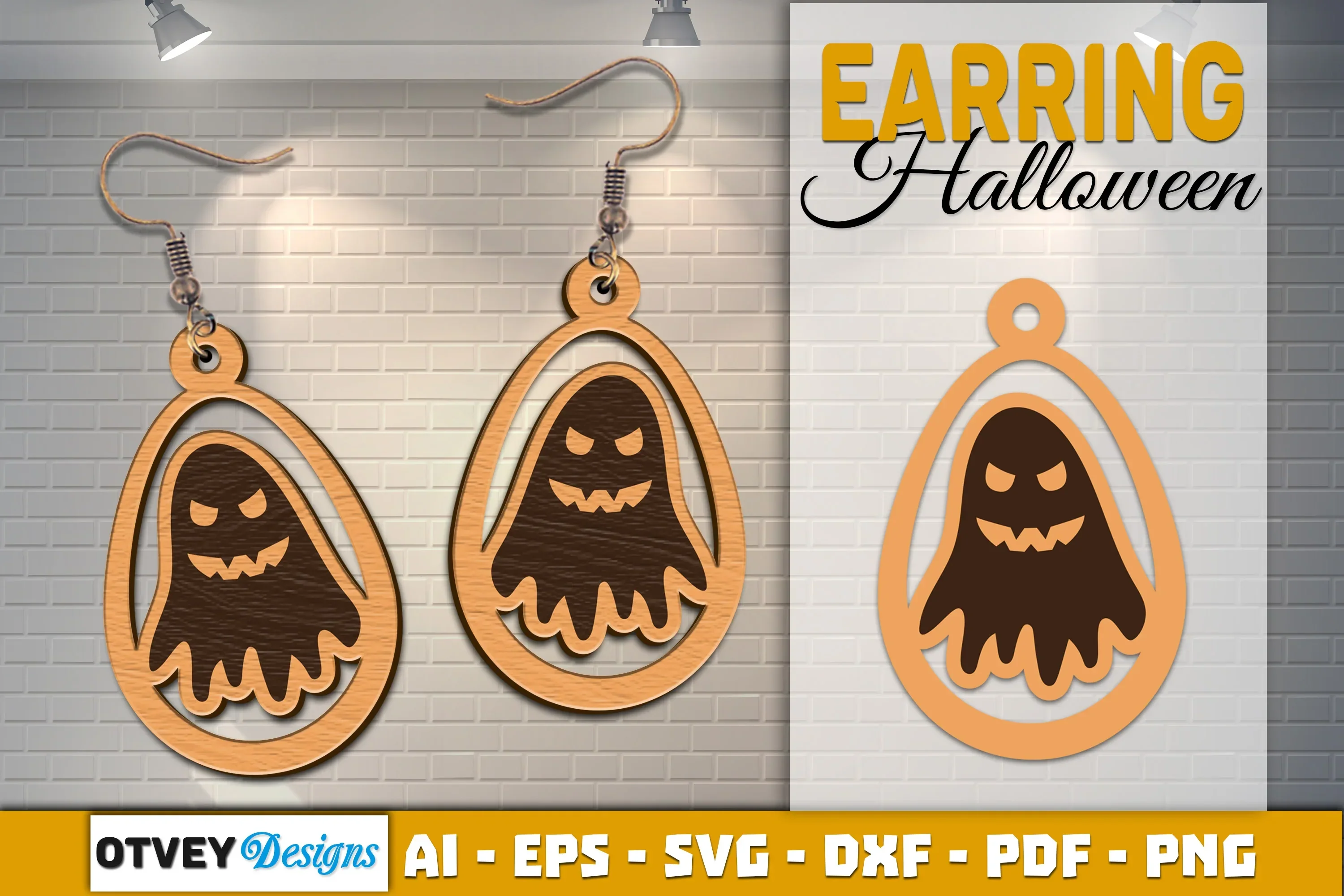 Earring Halloween Lasercut SVG Bundle - Image 2