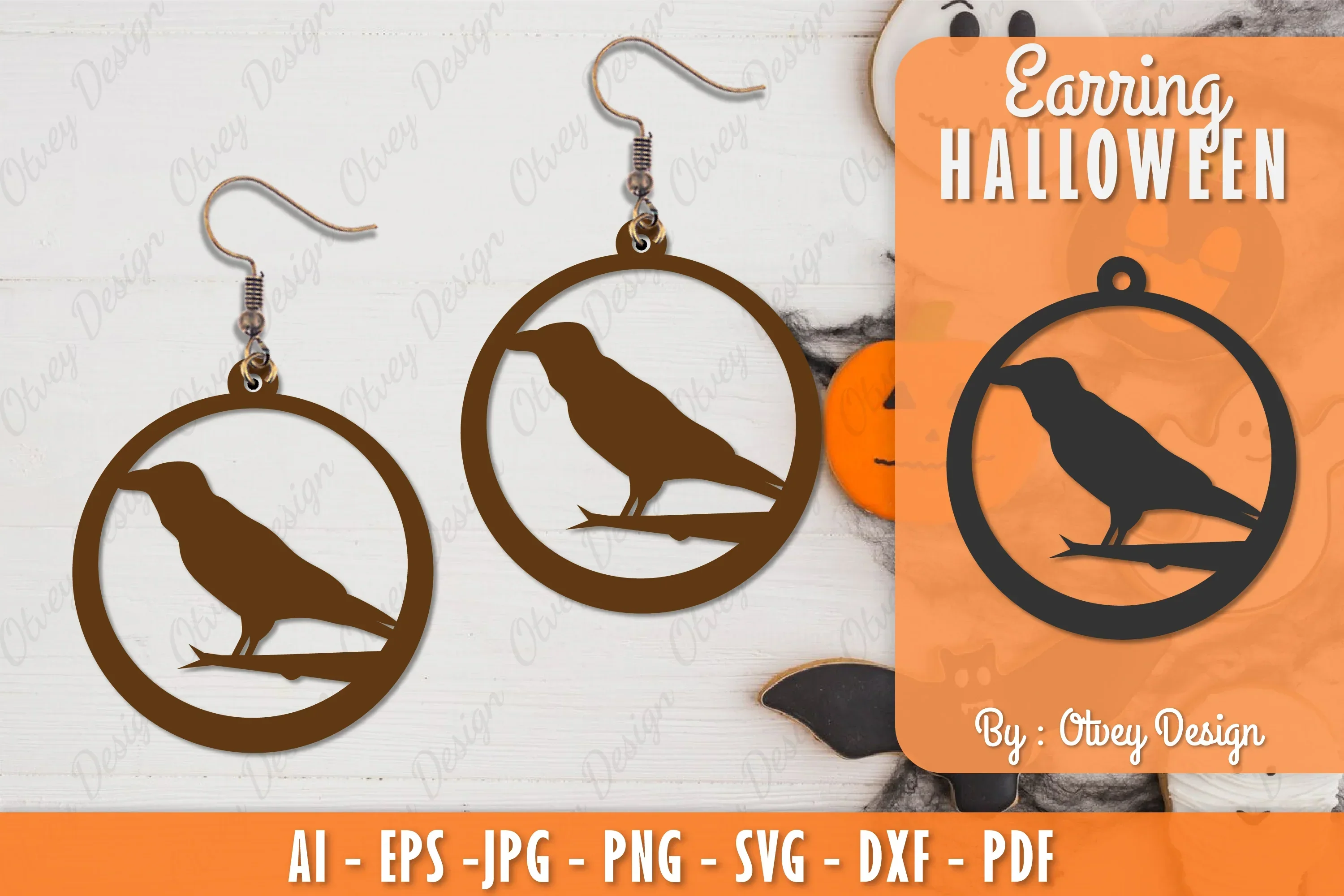 Earring Halloween Lasercut SVG Bundle