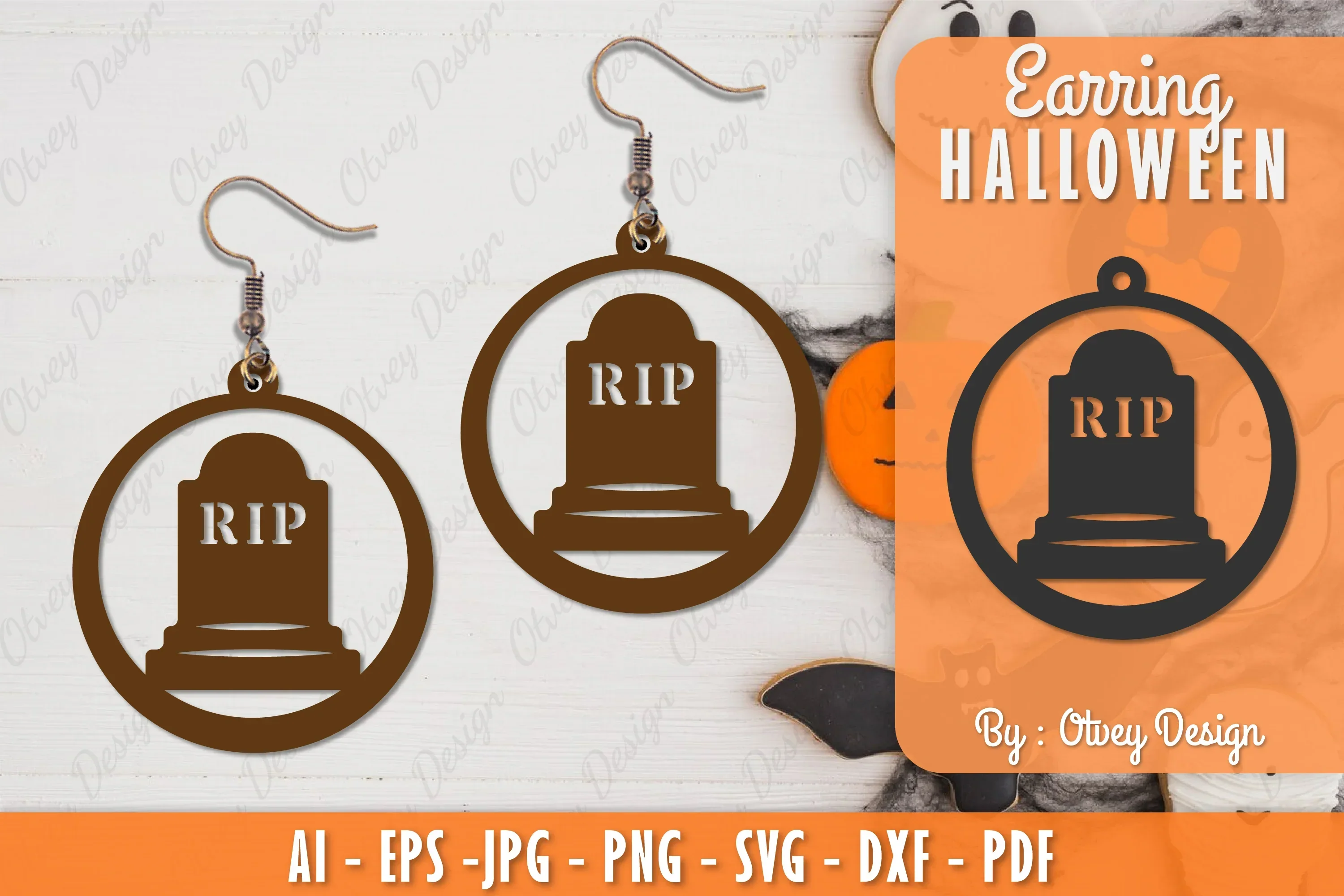 Earring Halloween Lasercut SVG Bundle