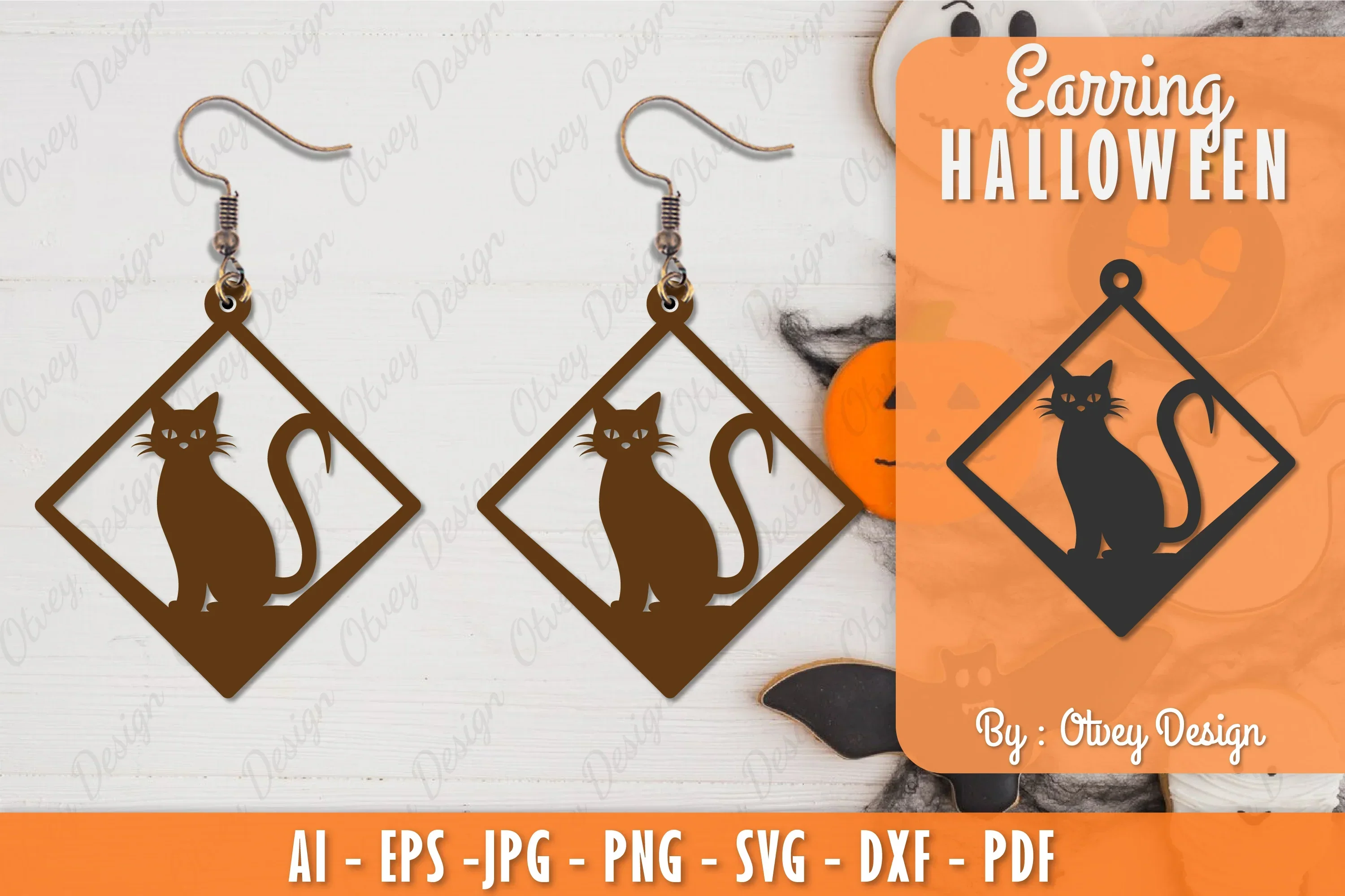 Earring Halloween Lasercut SVG Bundle