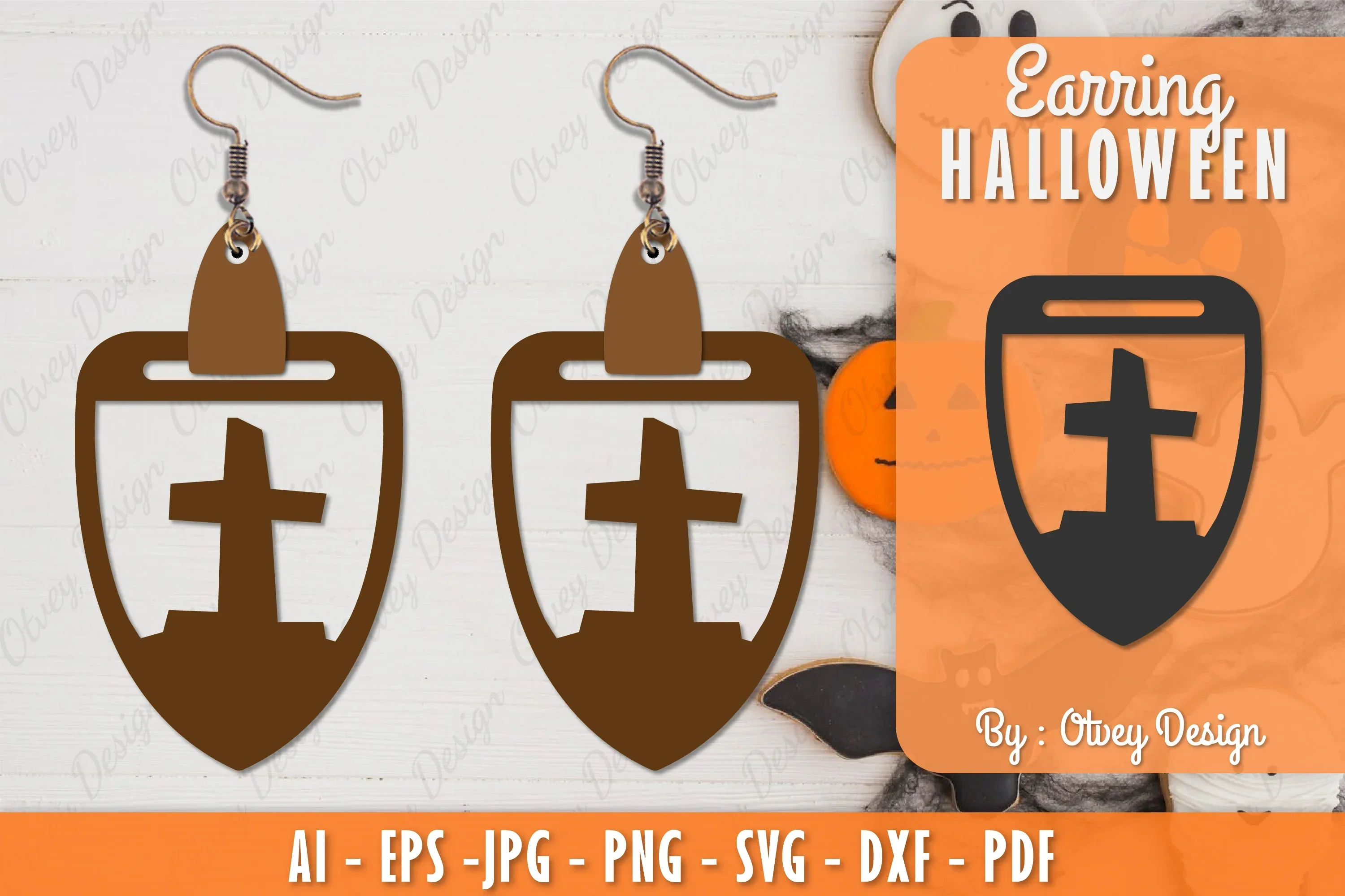 Earring Halloween Lasercut SVG Bundle
