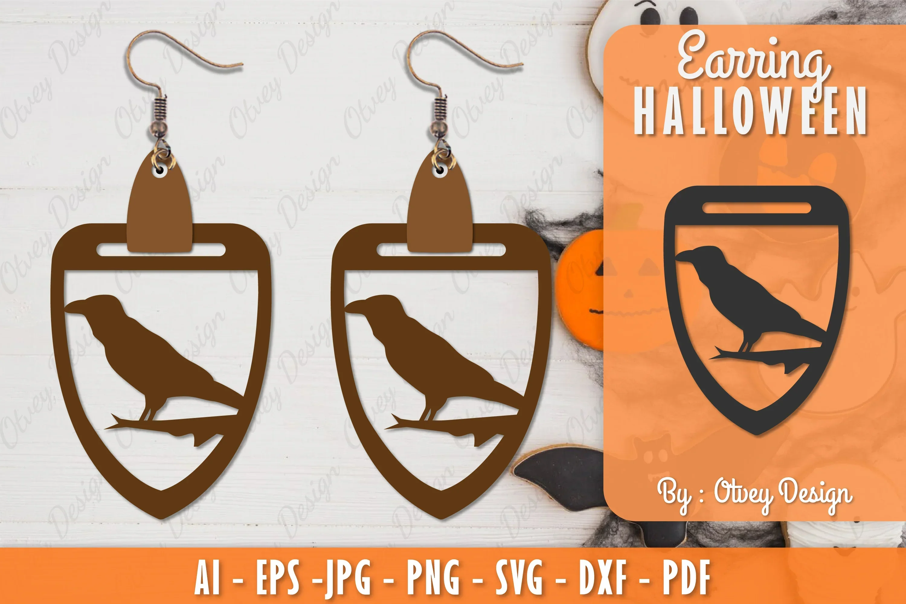 Earring Halloween Lasercut SVG Bundle