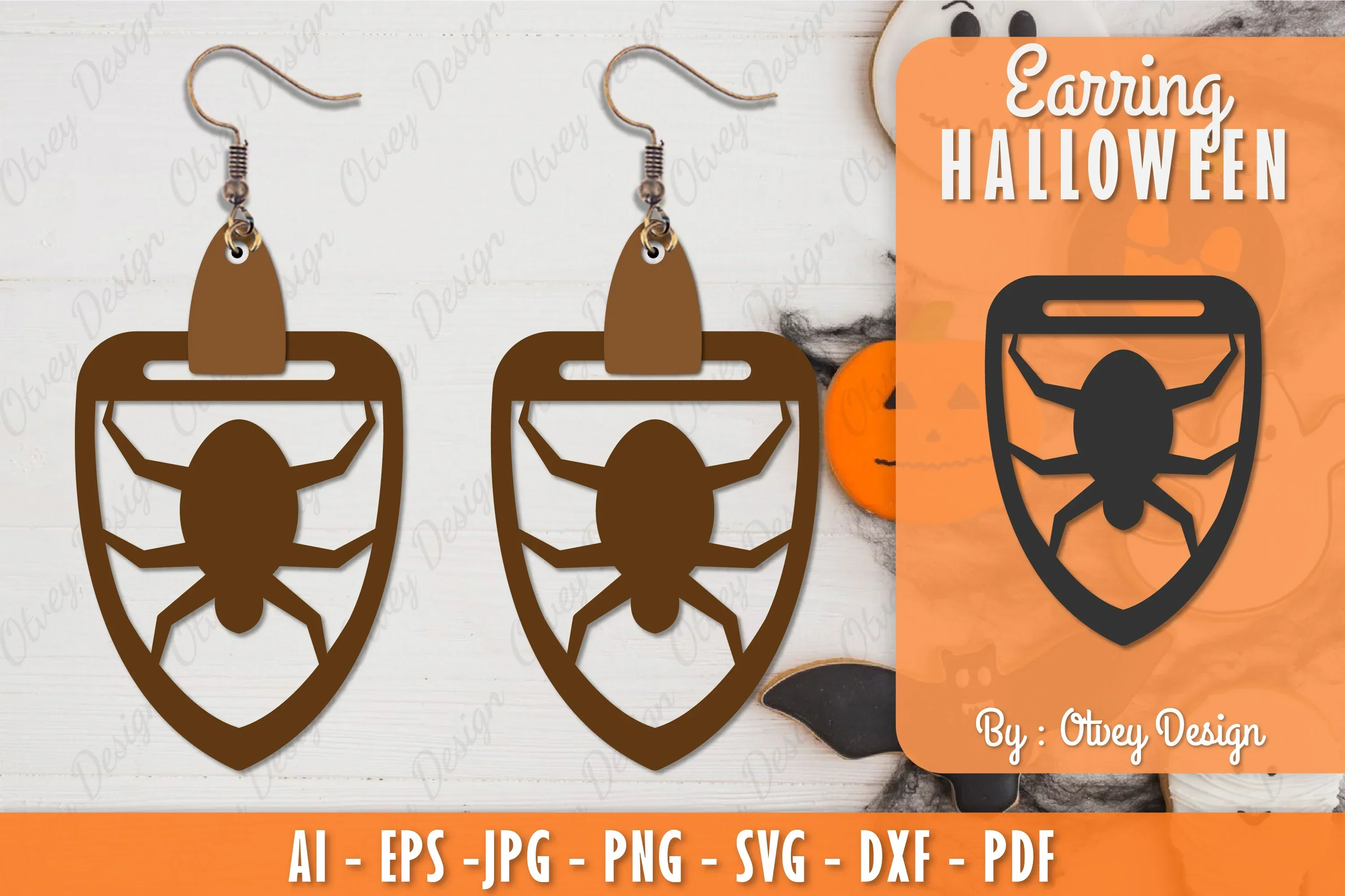 Earring Halloween Lasercut SVG Bundle