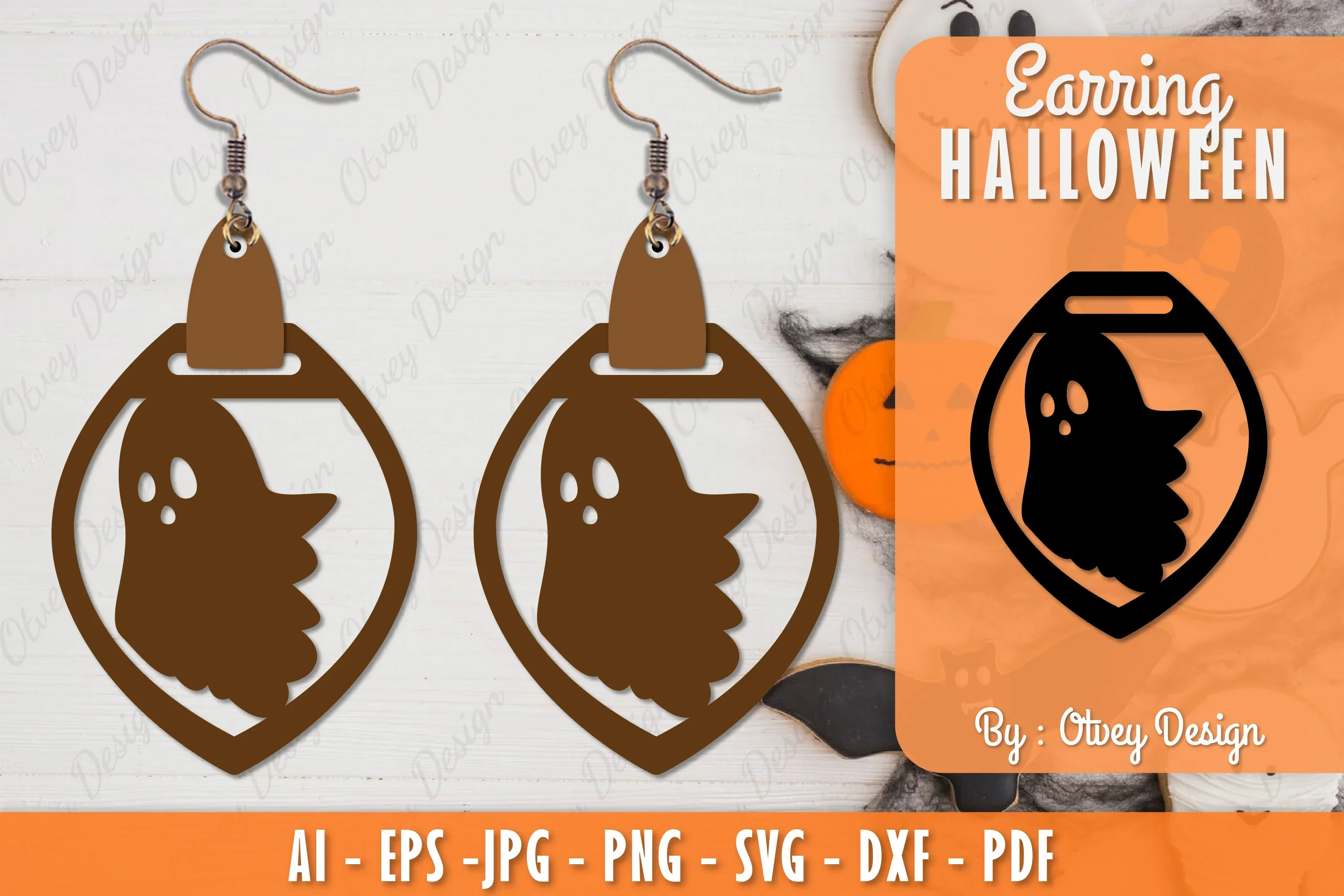 Earring Halloween Lasercut SVG Bundle