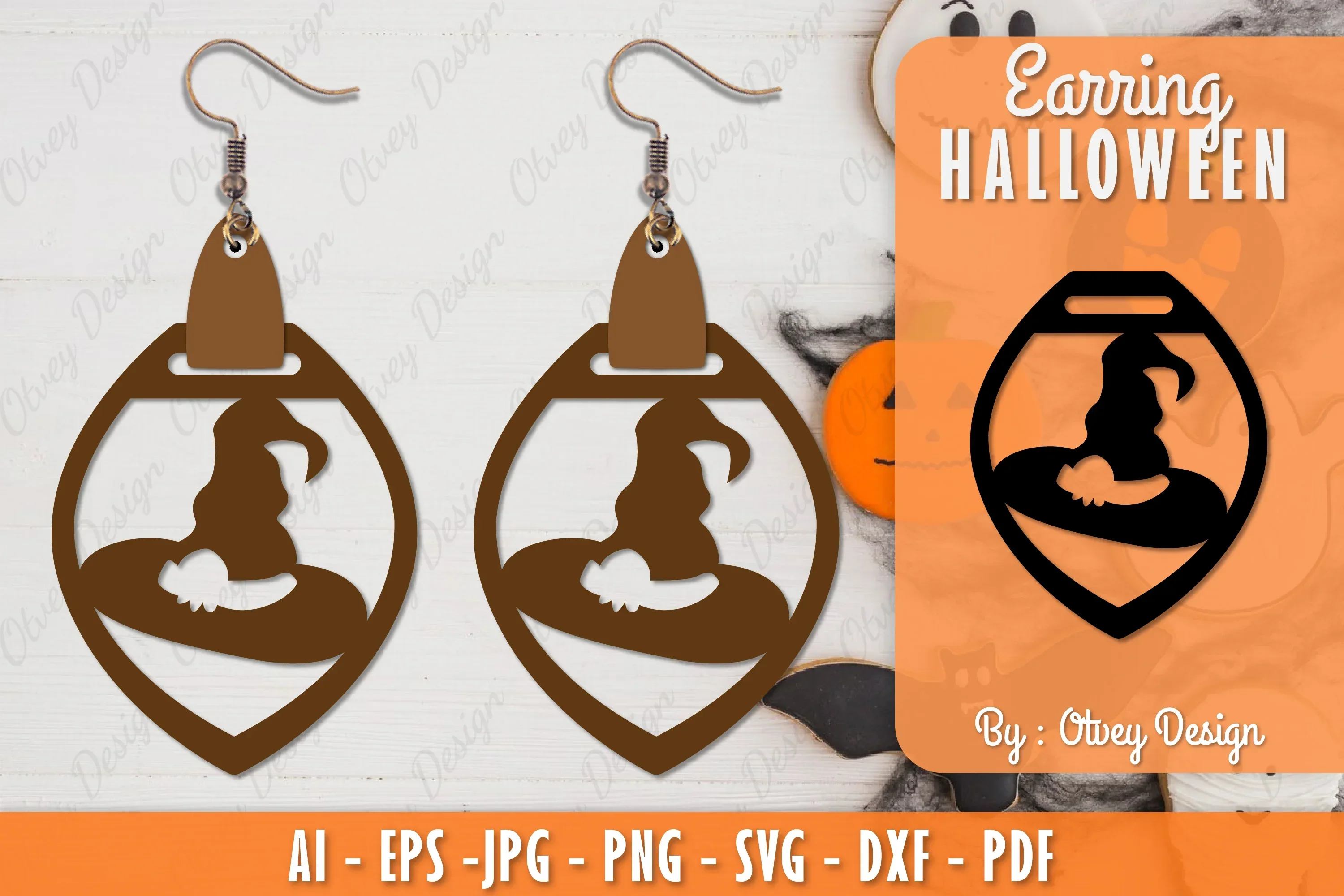 Earring Halloween Lasercut SVG Bundle