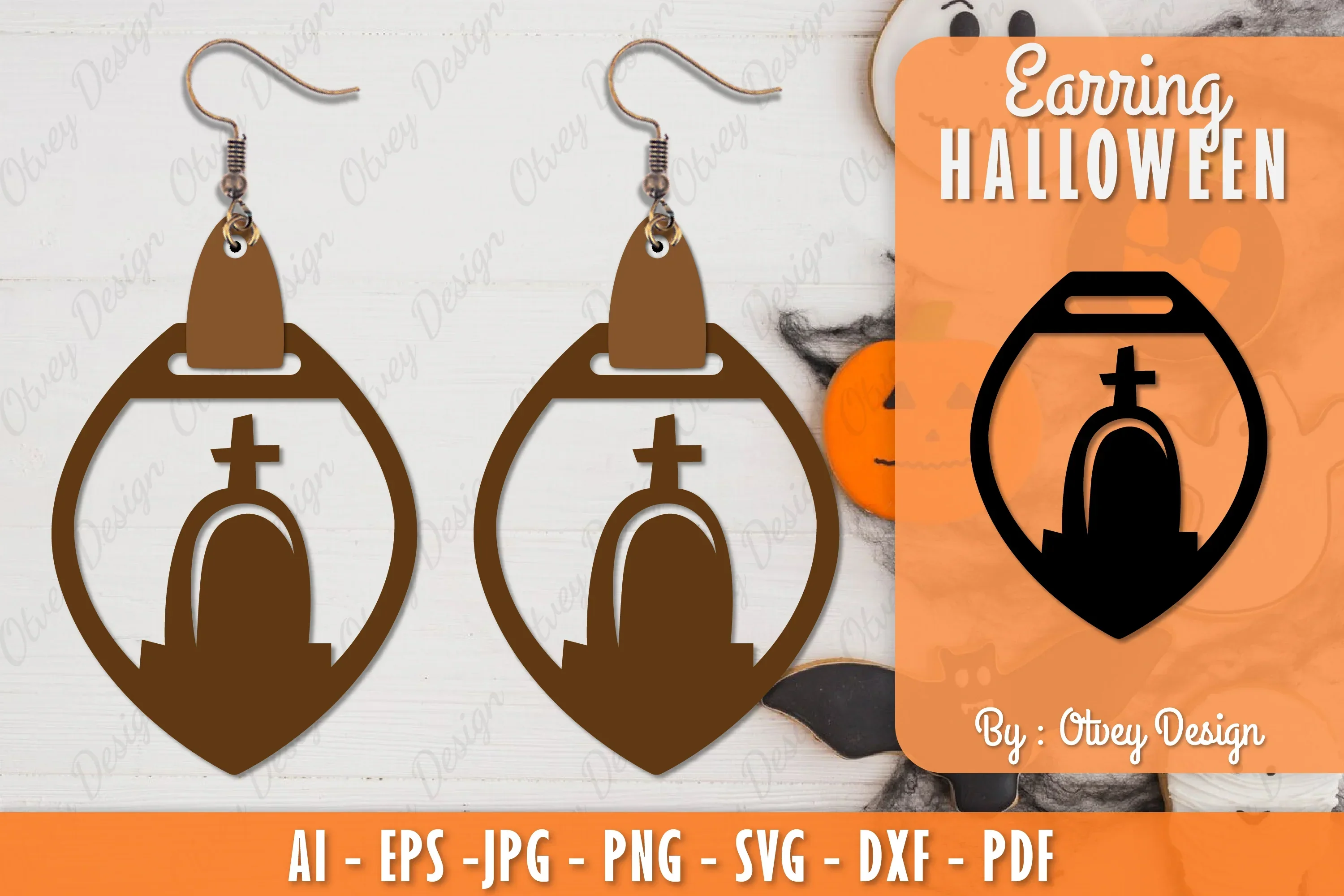 Earring Halloween Lasercut SVG Bundle