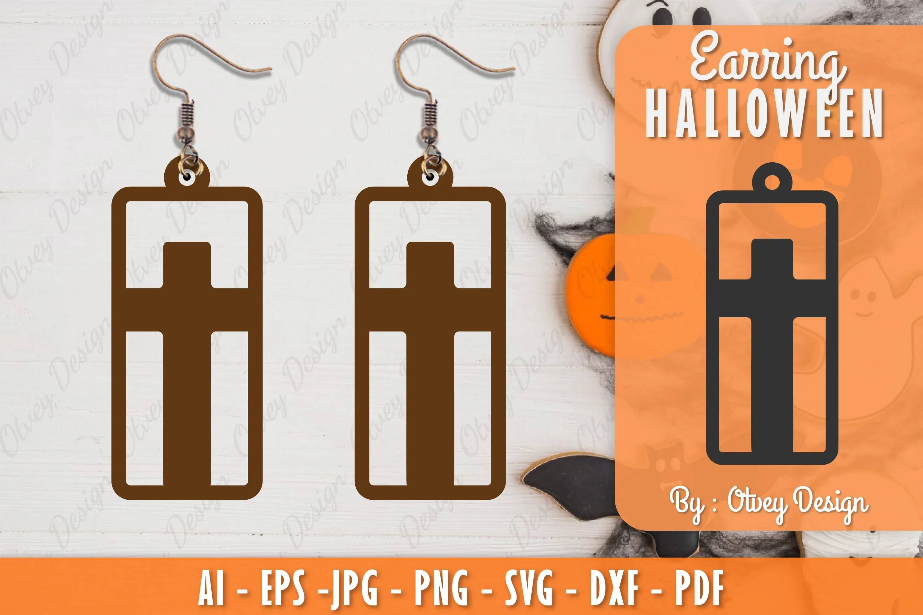 Earring Halloween Lasercut SVG Bundle