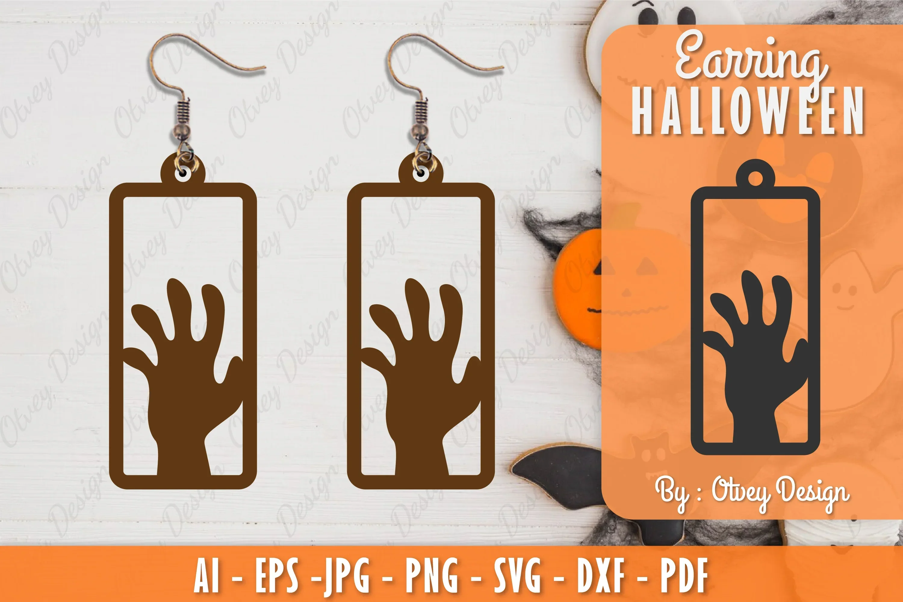 Earring Halloween Lasercut SVG Bundle