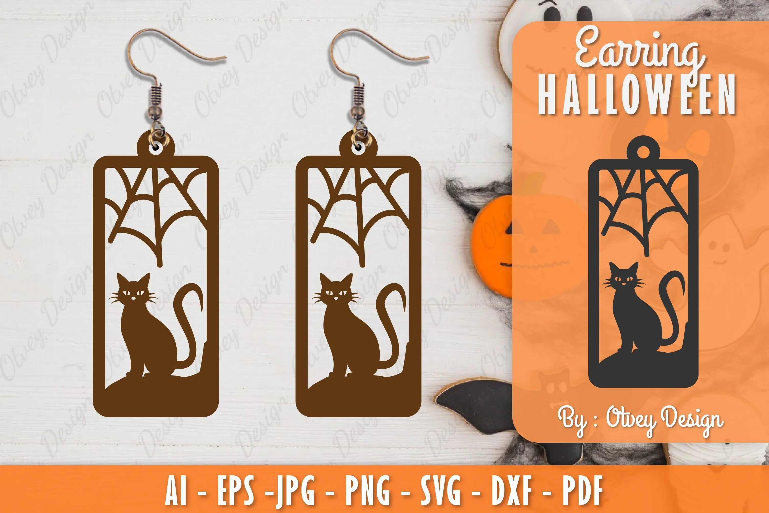 Earring Halloween Lasercut SVG Bundle