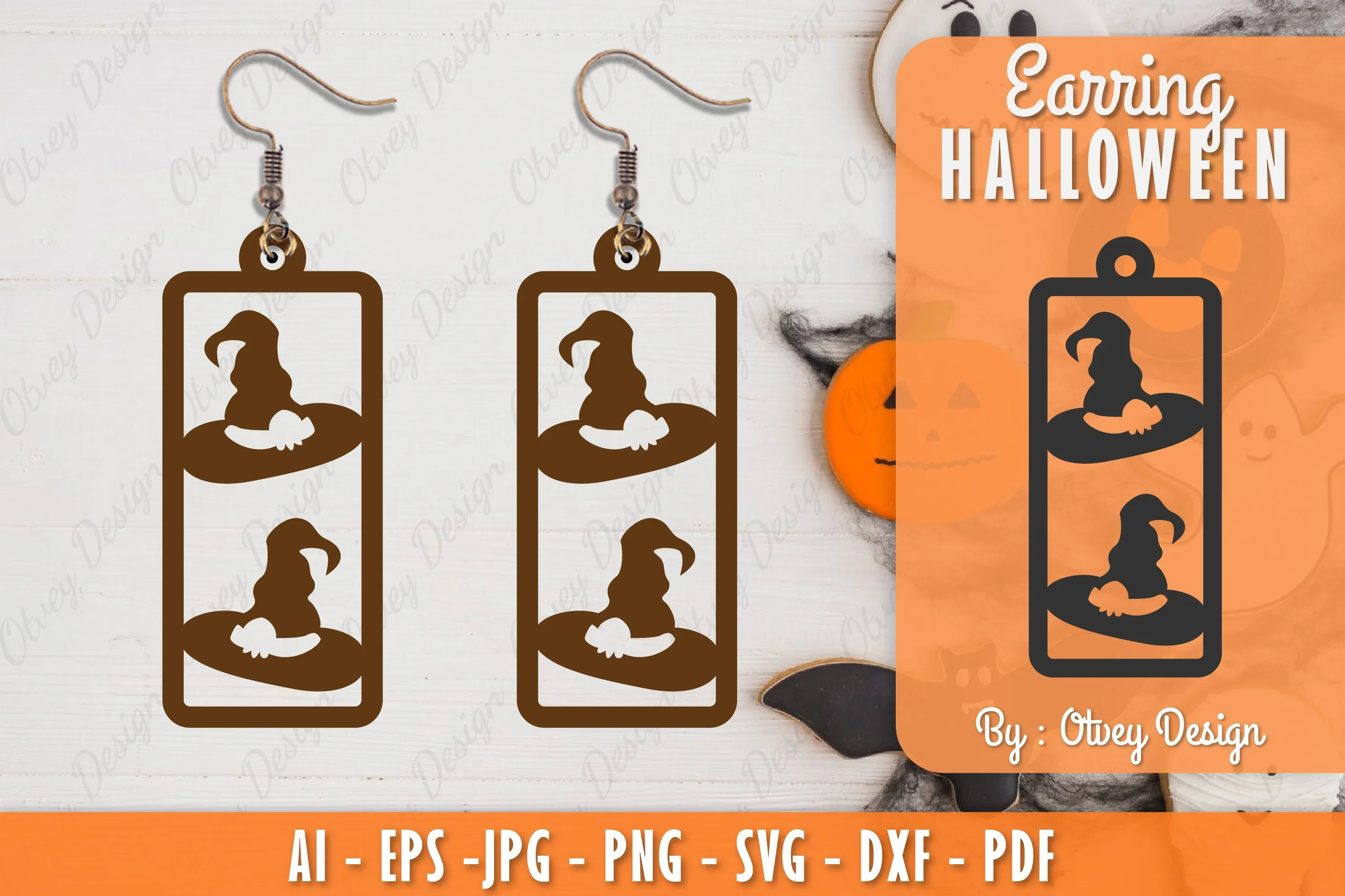 Earring Halloween Lasercut SVG Bundle
