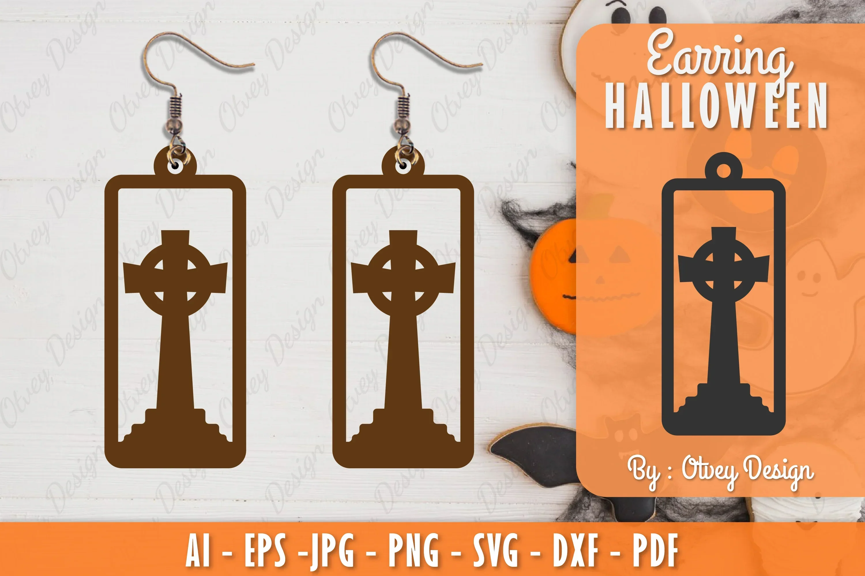 Earring Halloween Lasercut SVG Bundle