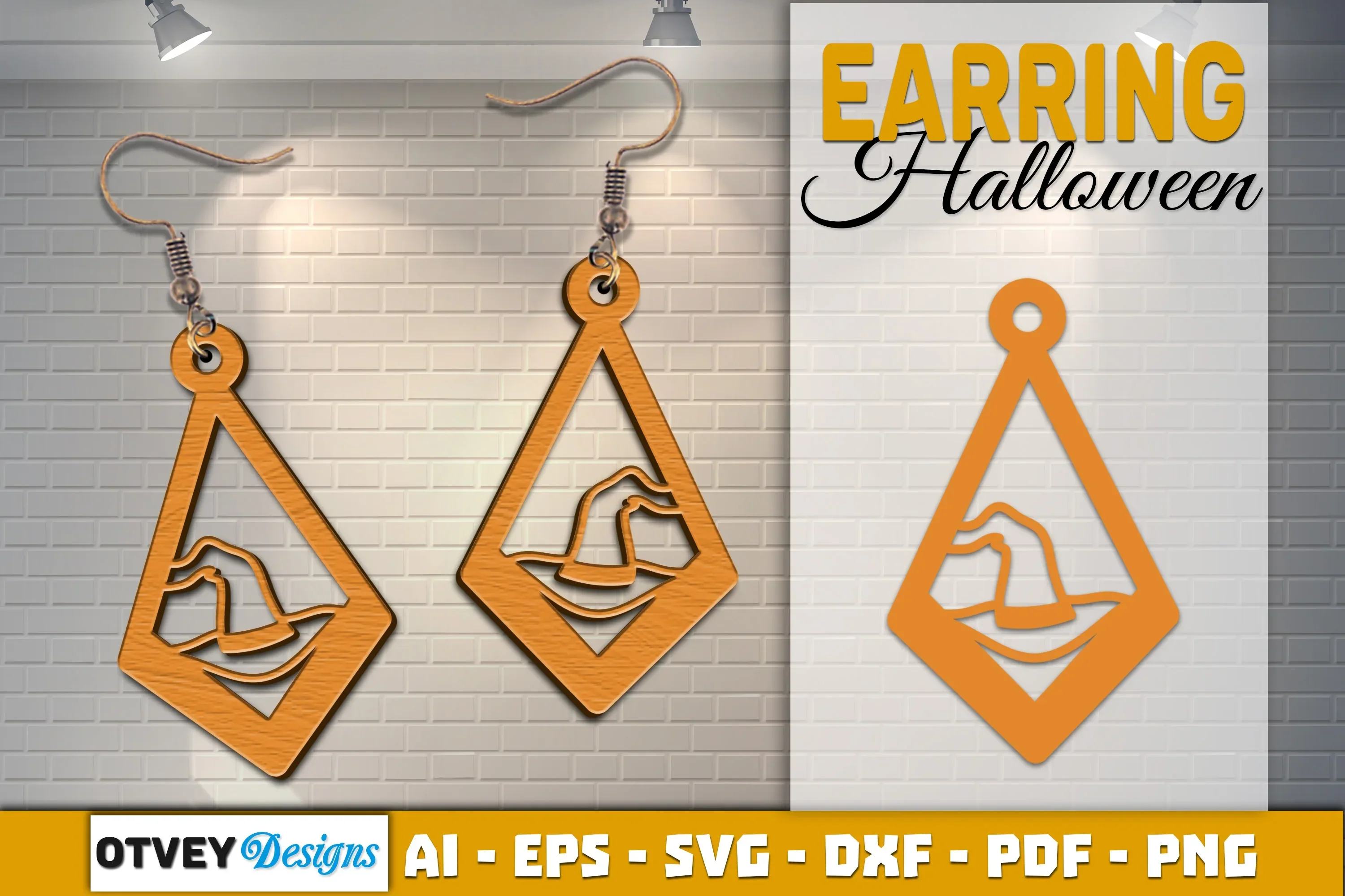 Earring Halloween Lasercut SVG Bundle - Image 2