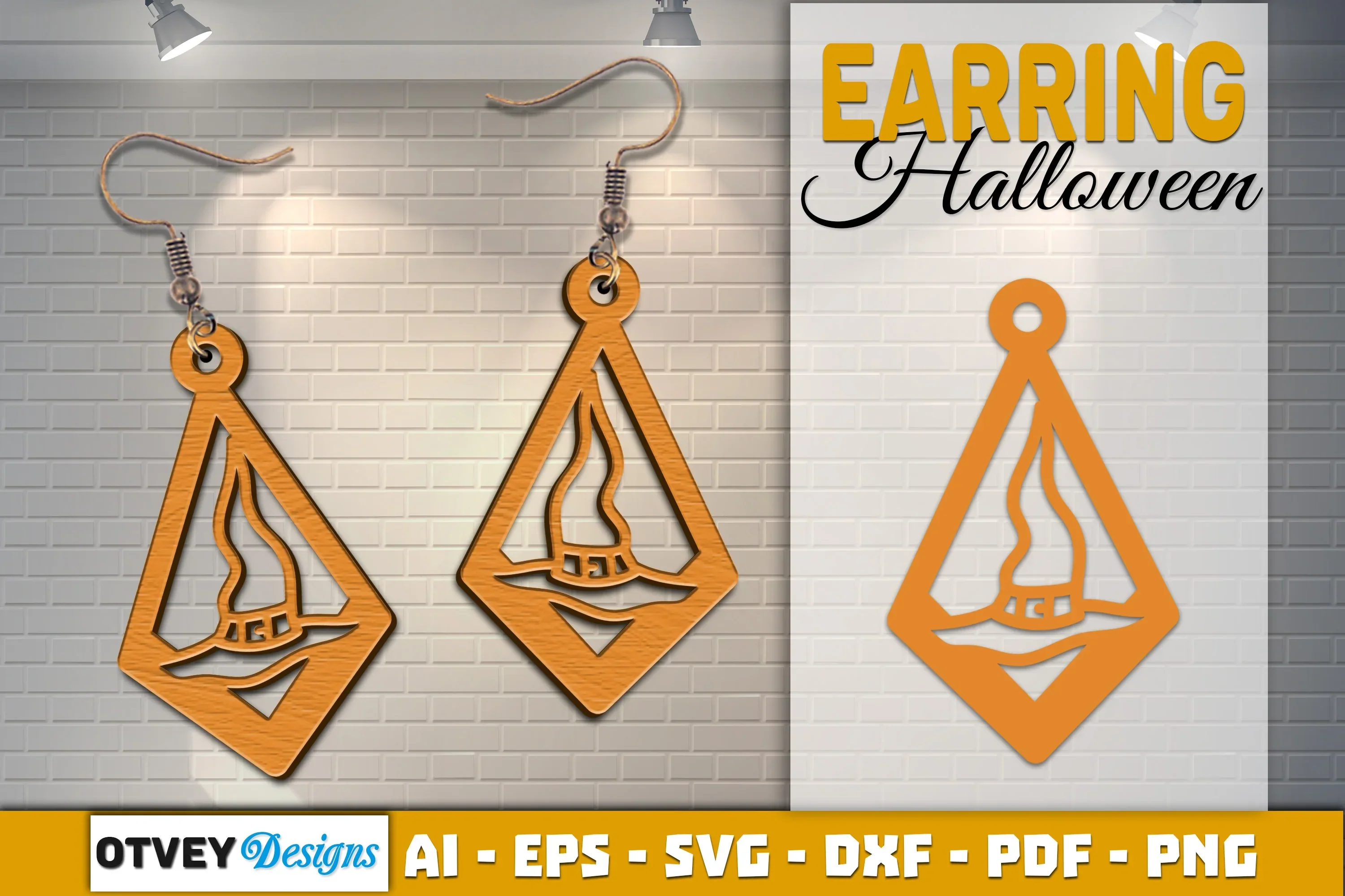 Earring Halloween Lasercut SVG Bundle - Image 2