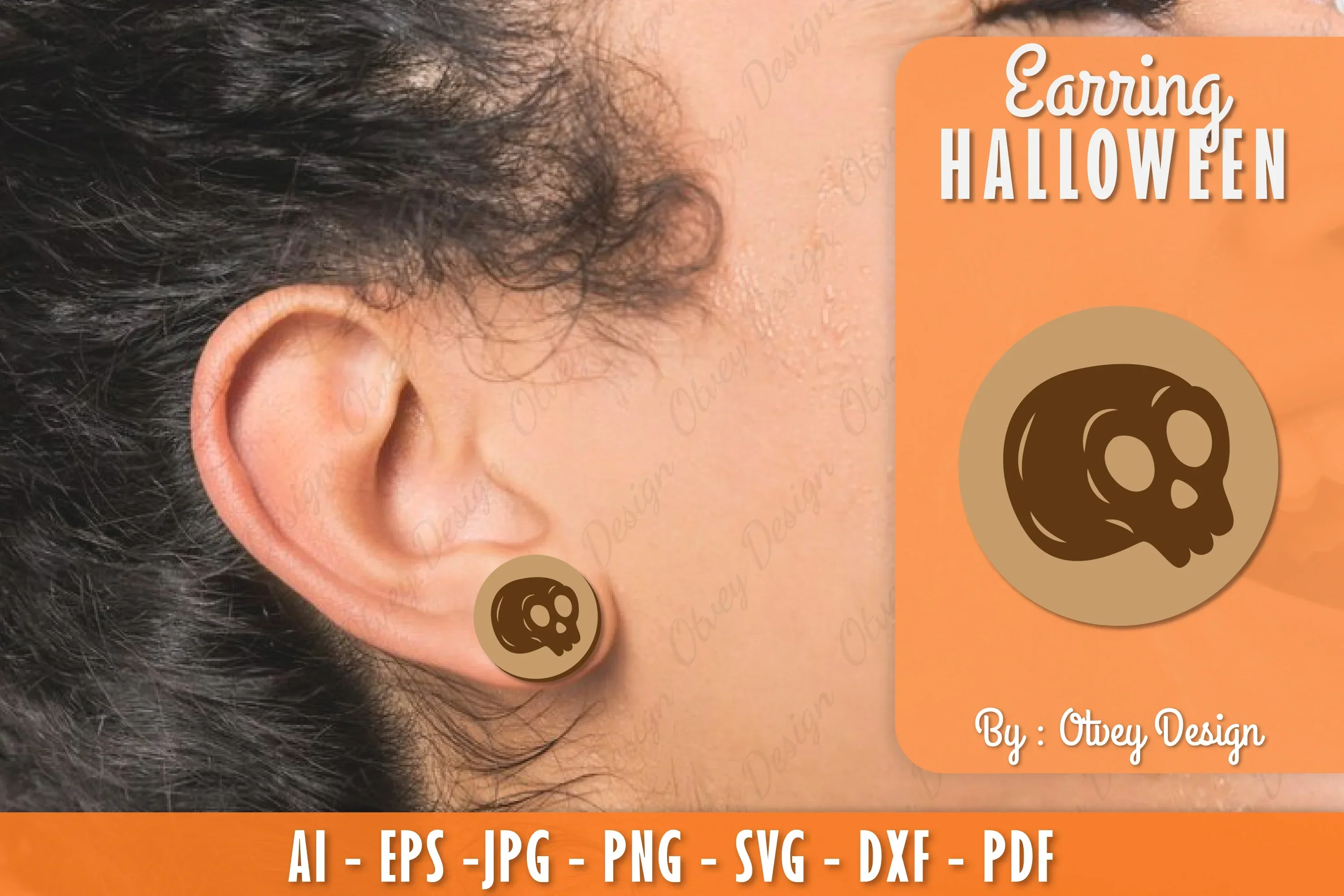 Earring Halloween Lasercut SVG Bundle