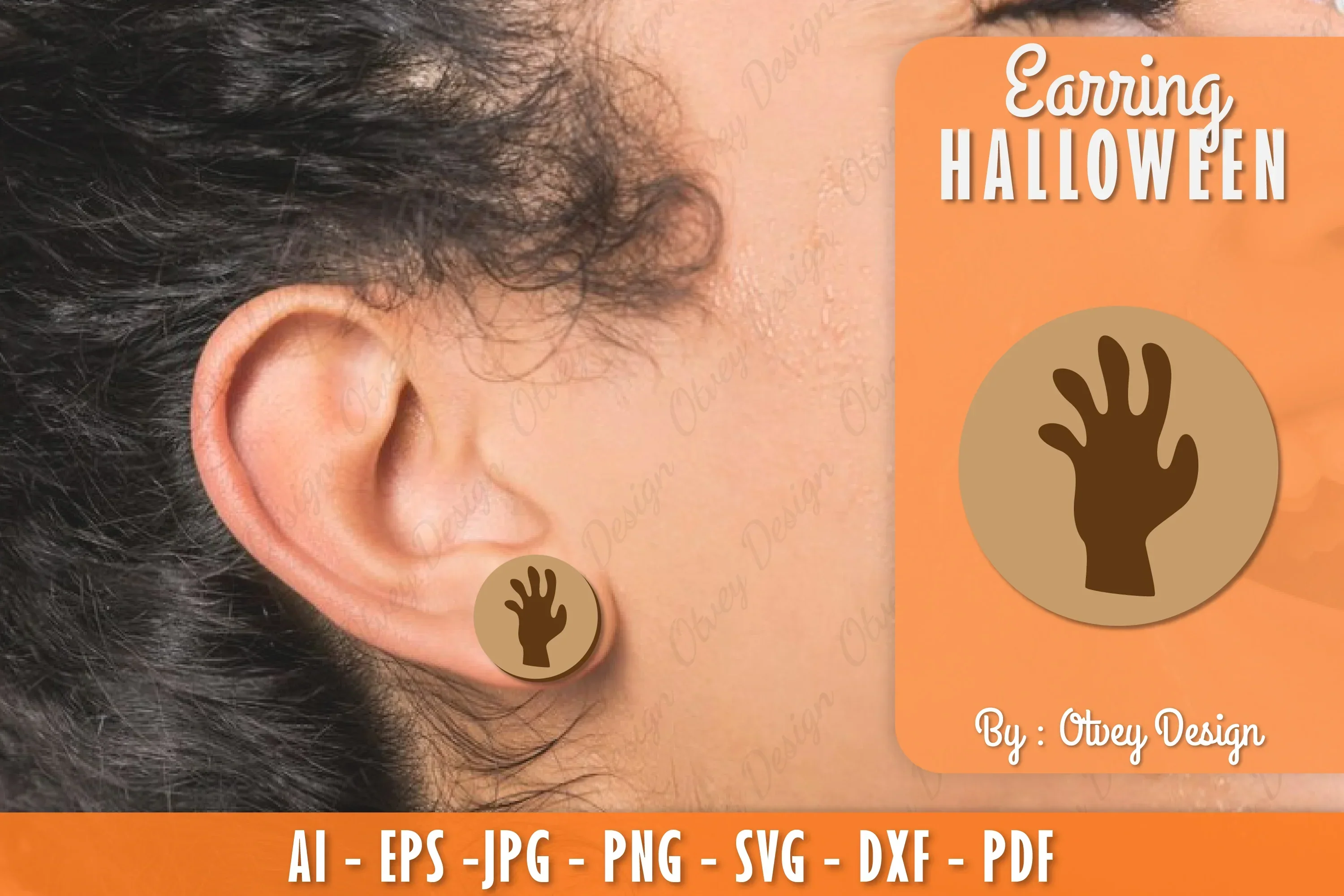 Earring Halloween Lasercut SVG Bundle