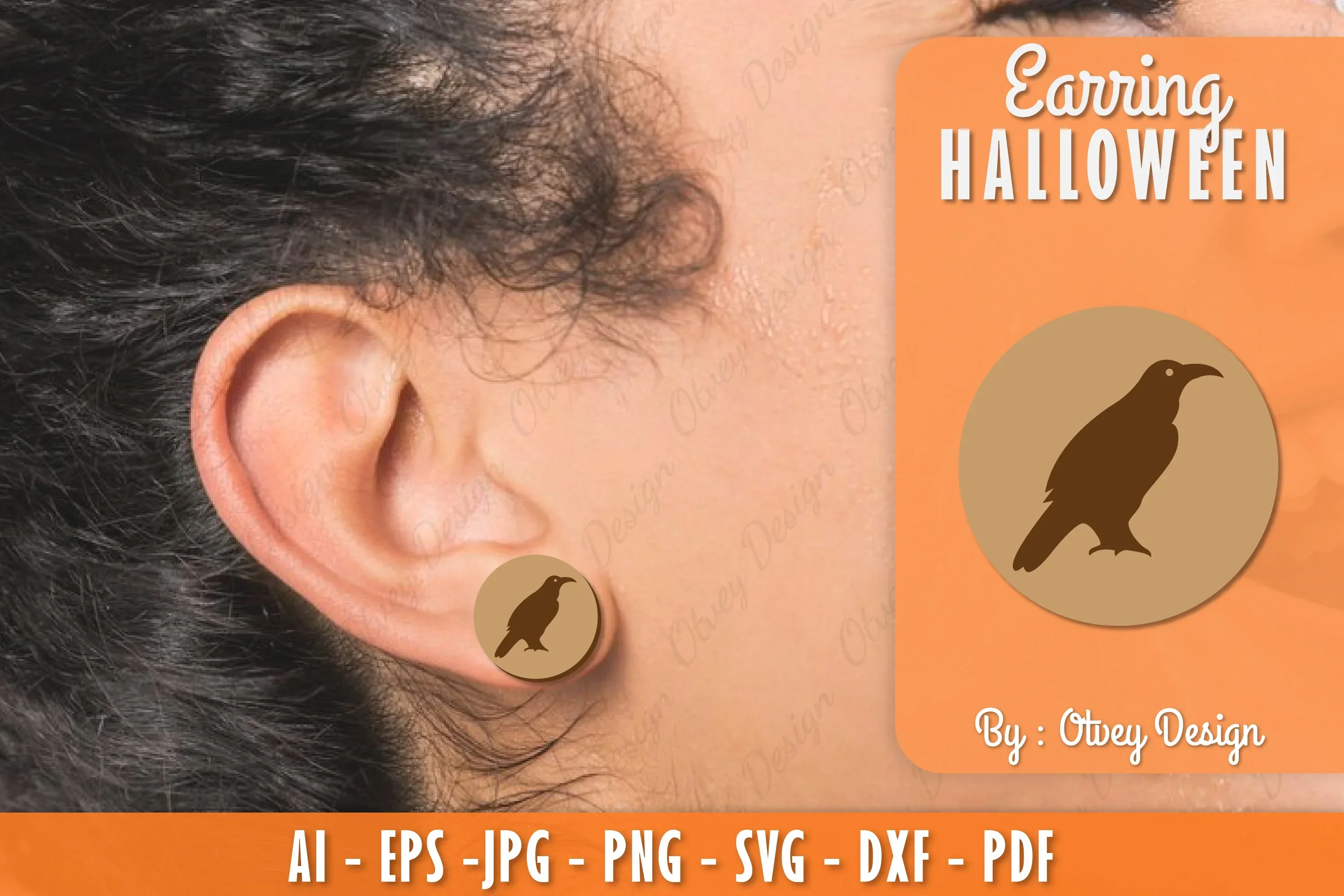 Earring Halloween Lasercut SVG Bundle