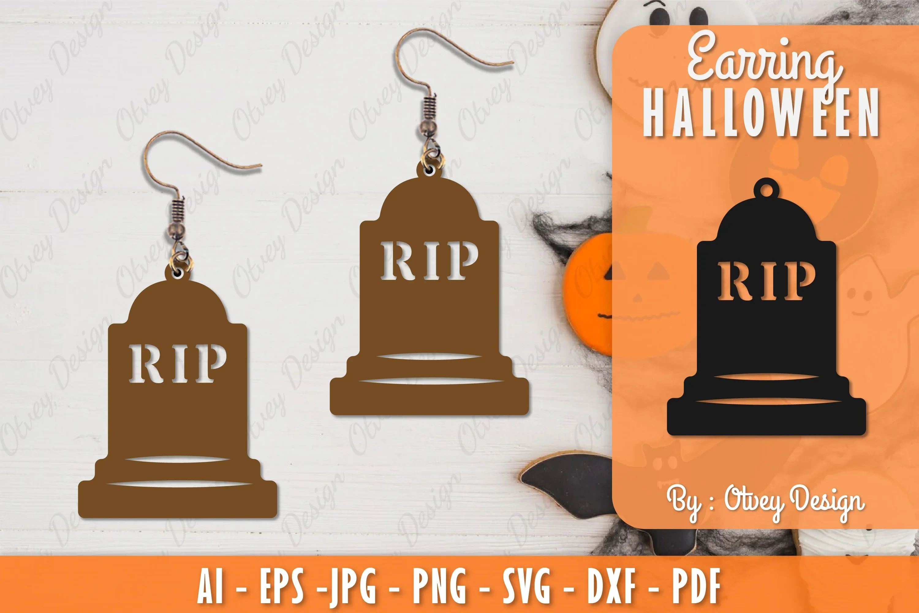 Earring Halloween Lasercut SVG Bundle