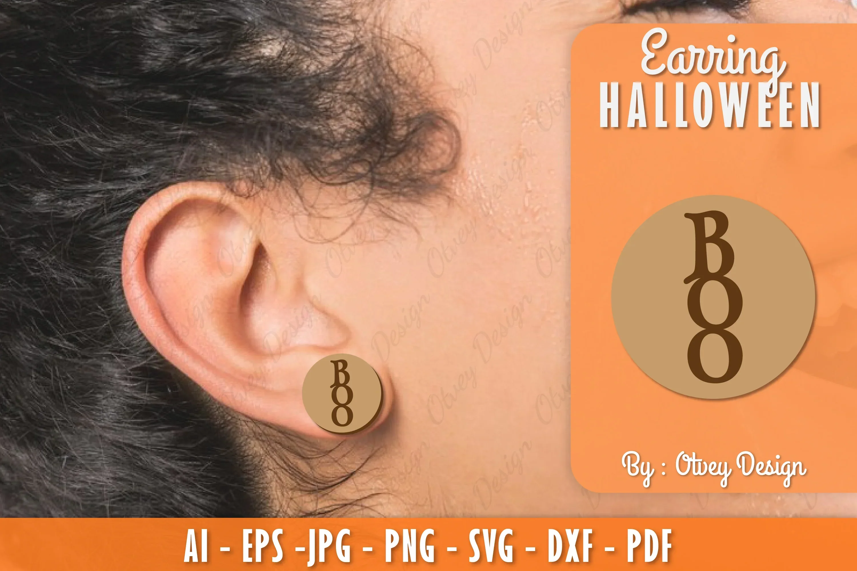 Earring Halloween Lasercut SVG Bundle