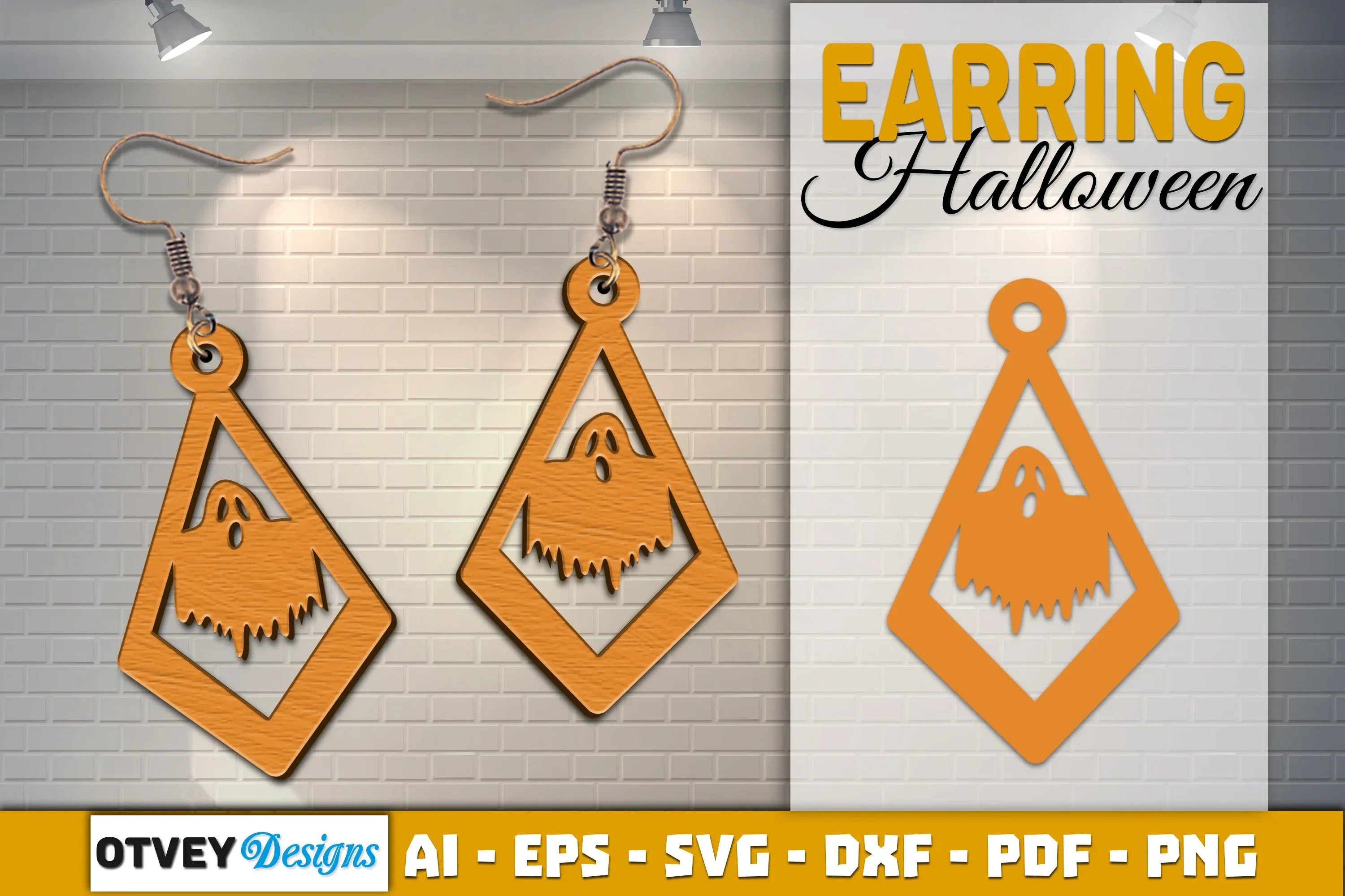Earring Halloween Lasercut SVG Bundle - Image 2