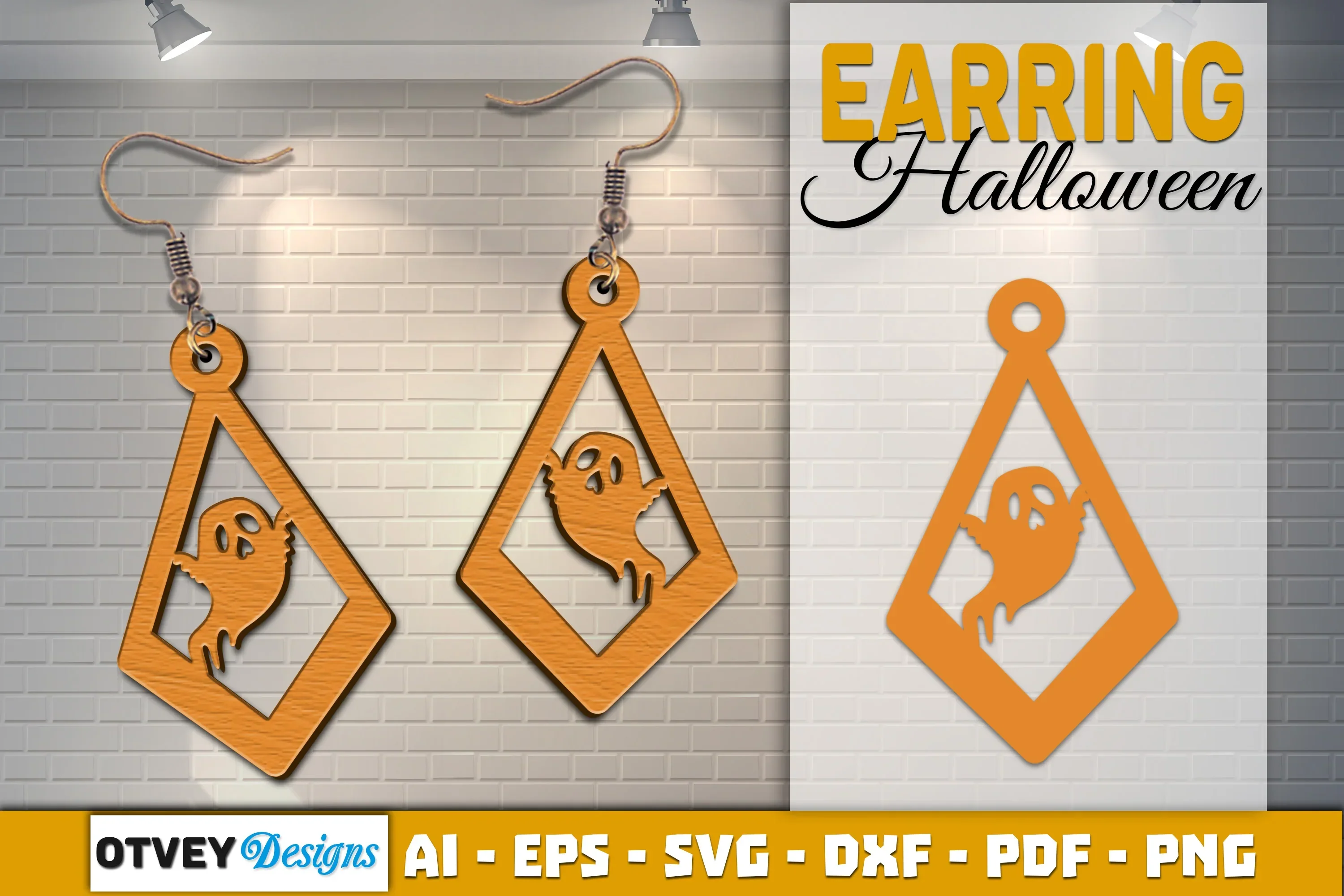 Earring Halloween Lasercut SVG Bundle - Image 2