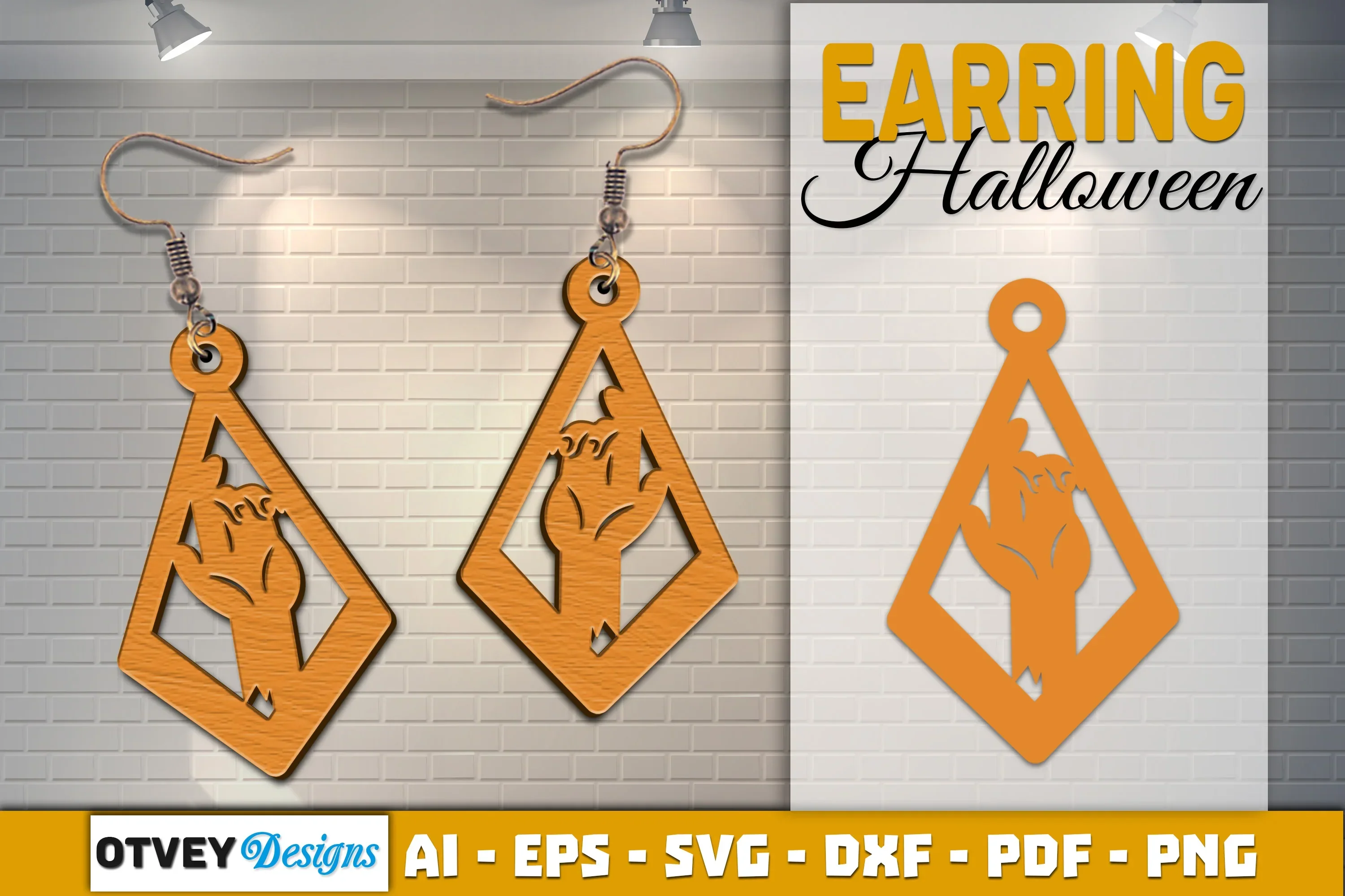 Earring Halloween Lasercut SVG Bundle - Image 2
