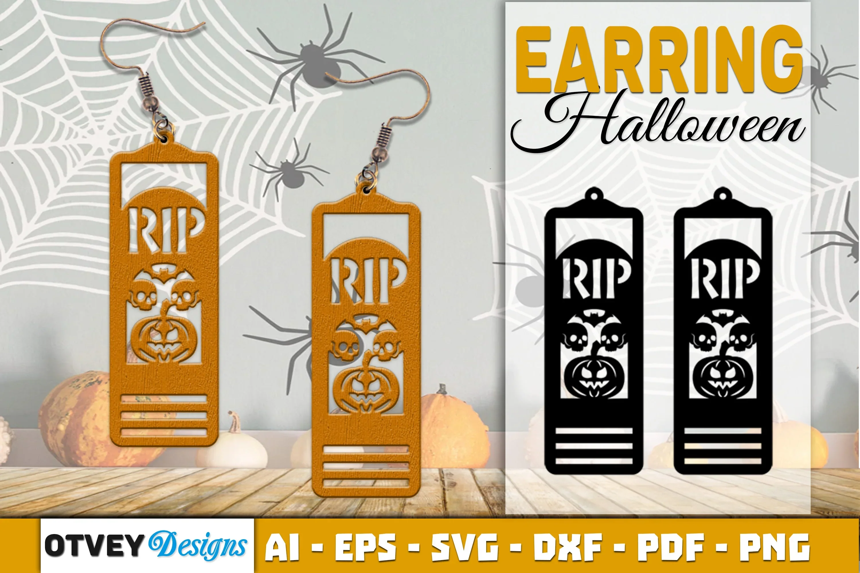 Earring Halloween Lasercut SVG Bundle125