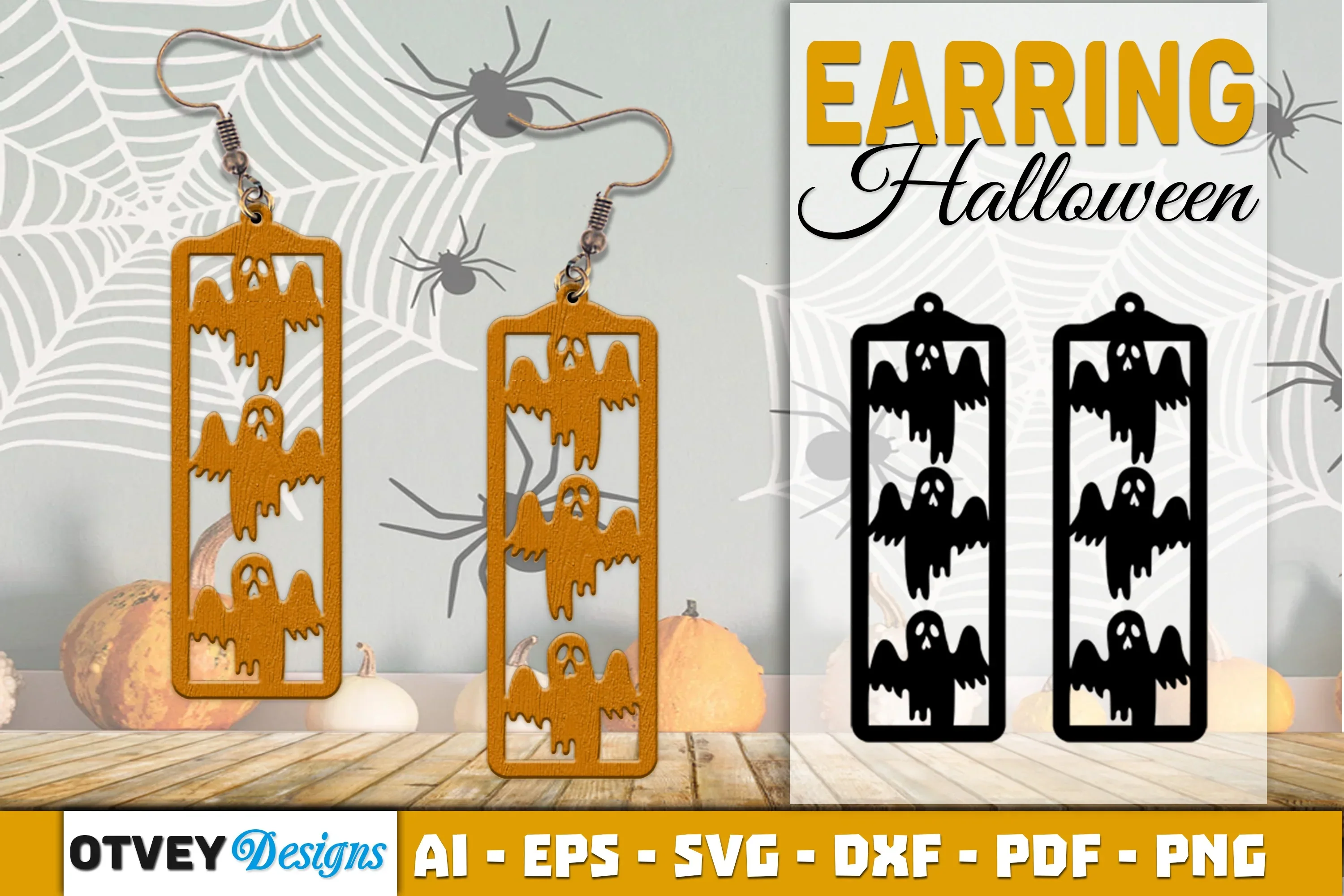 Earring Halloween Lasercut SVG Bundle140