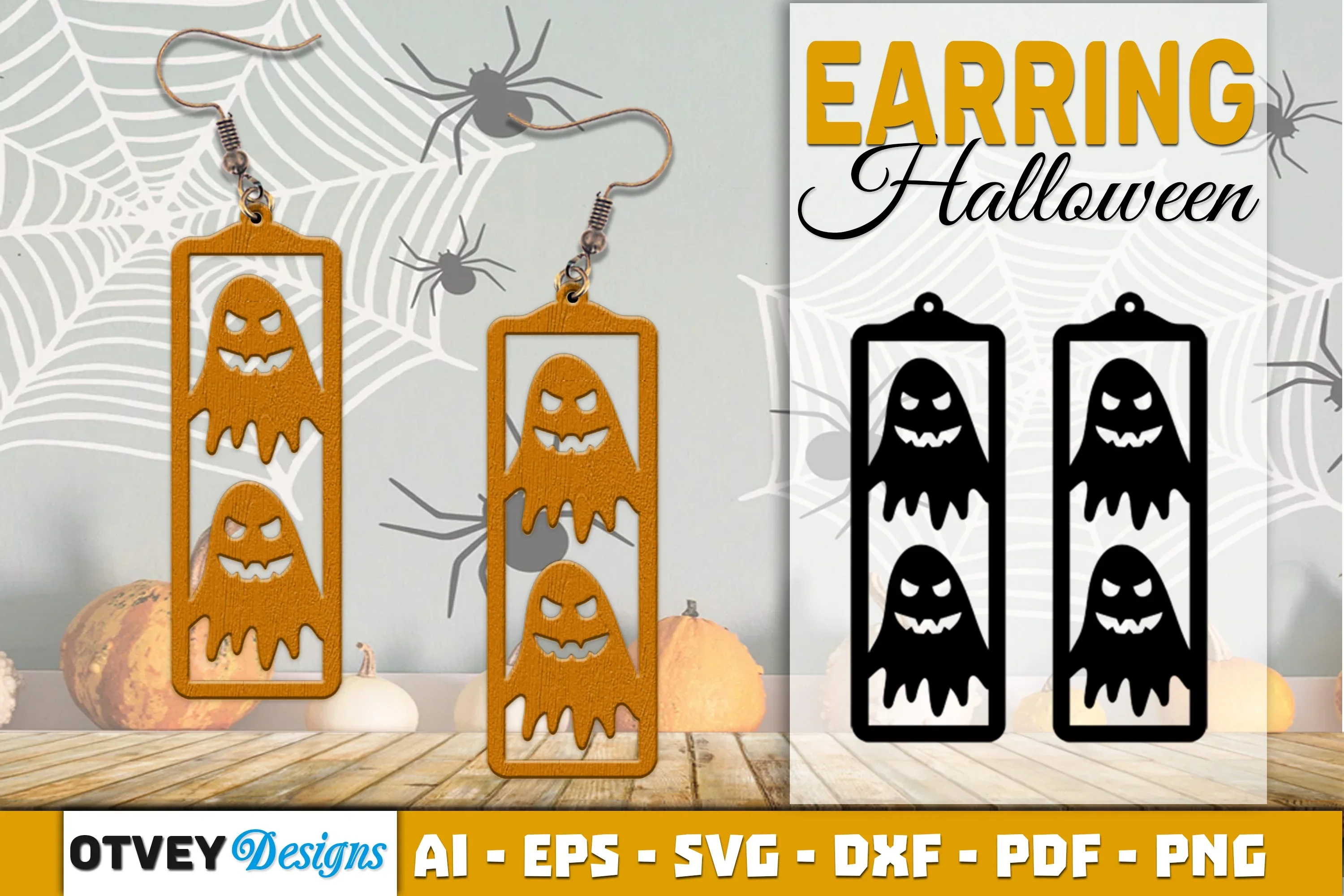 Earring Halloween Lasercut SVG Bundle141