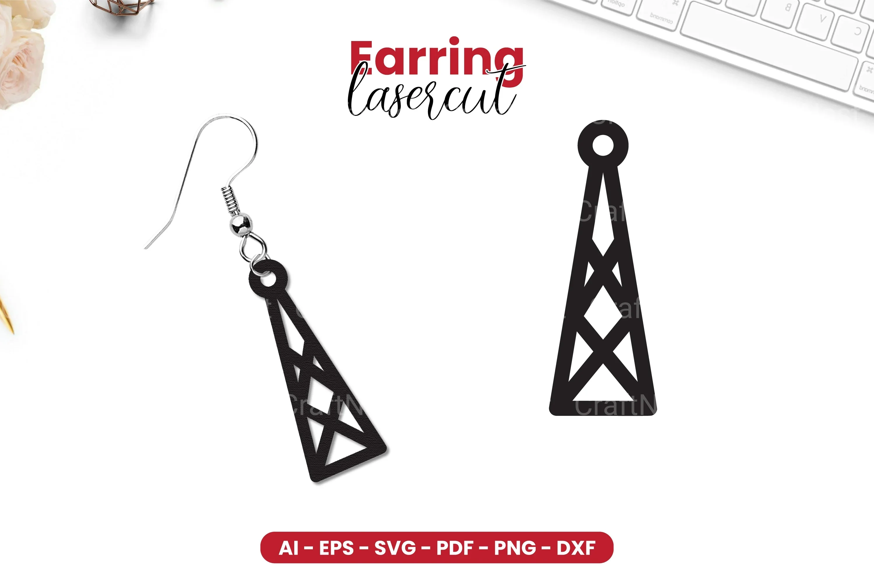 Earring Lasercut SVG Bundle - 35 Designs