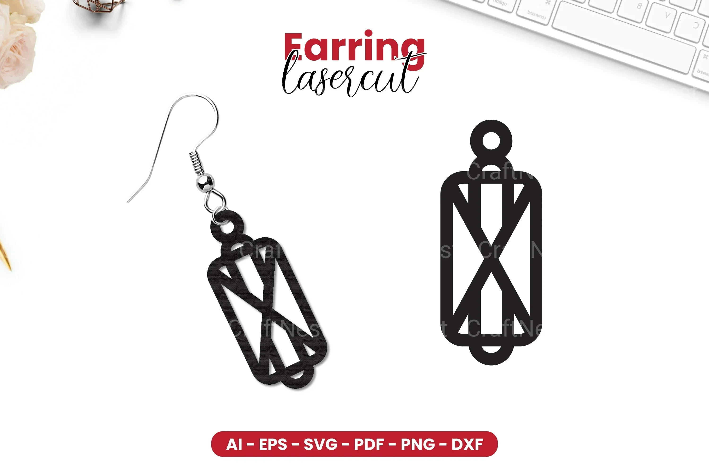 Earring Lasercut SVG Bundle - 36 Designs
