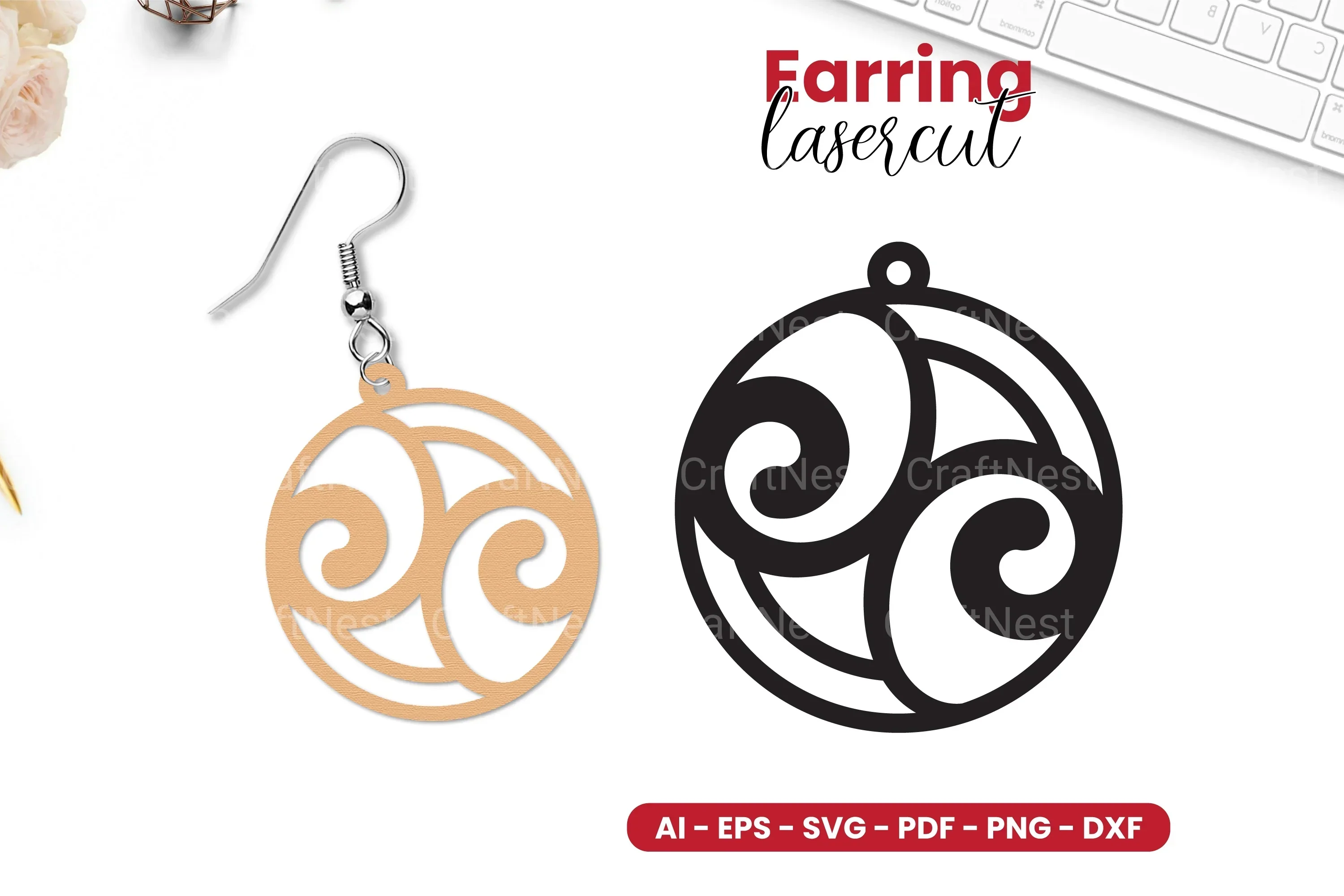 Earring Lasercut SVG Bundle - 87 Designs