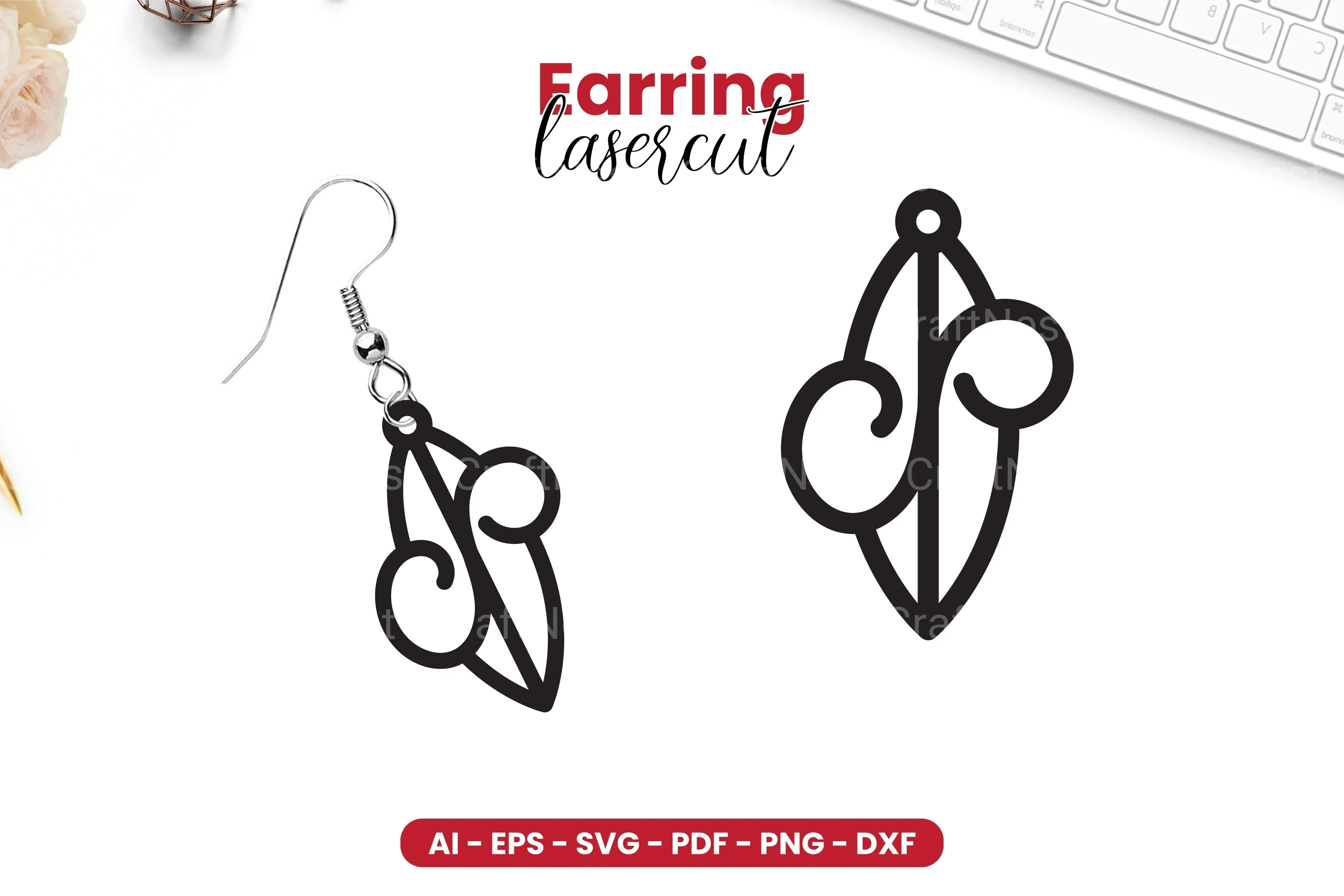 Earring Lasercut SVG Bundle