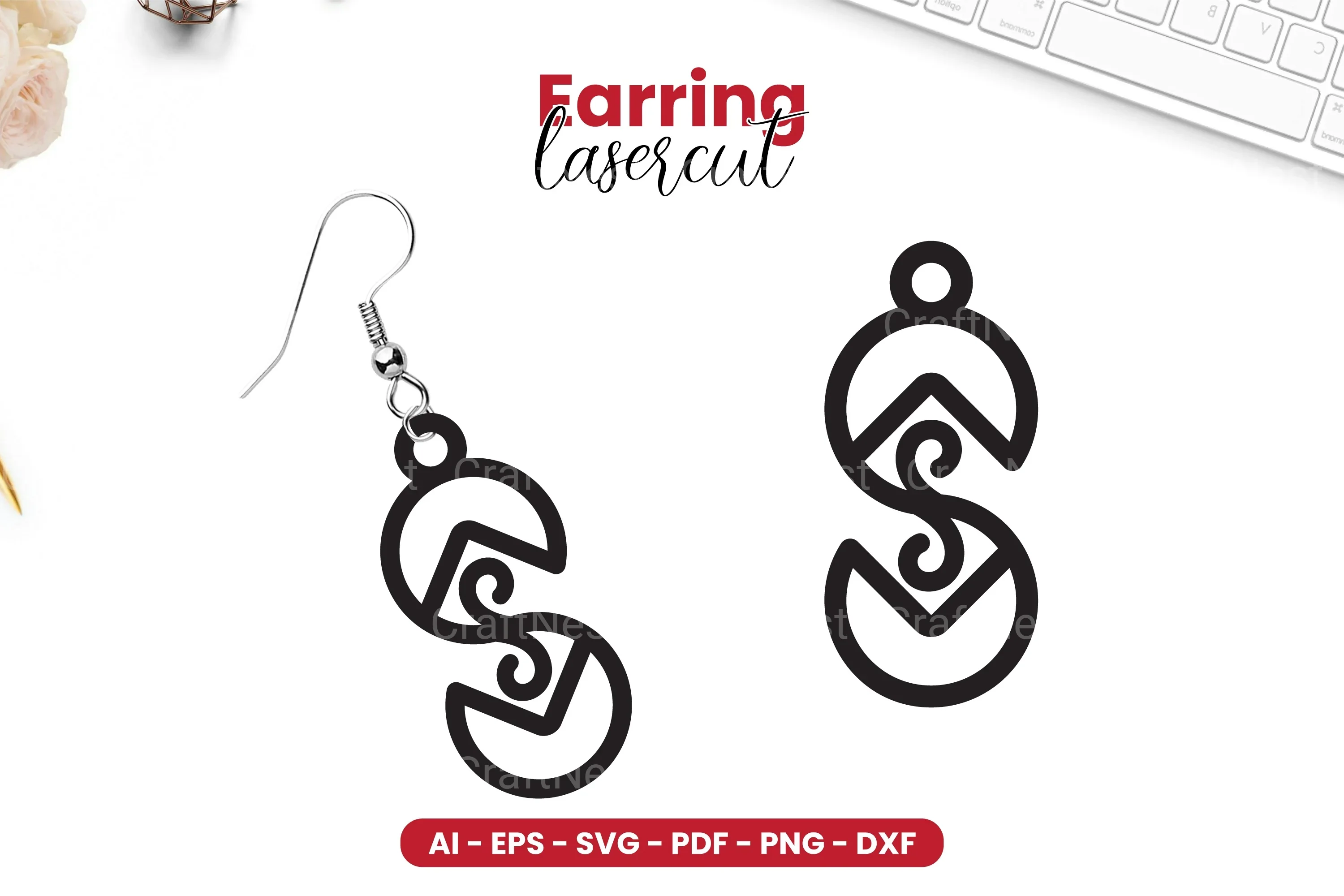 Earring Lasercut SVG Bundle